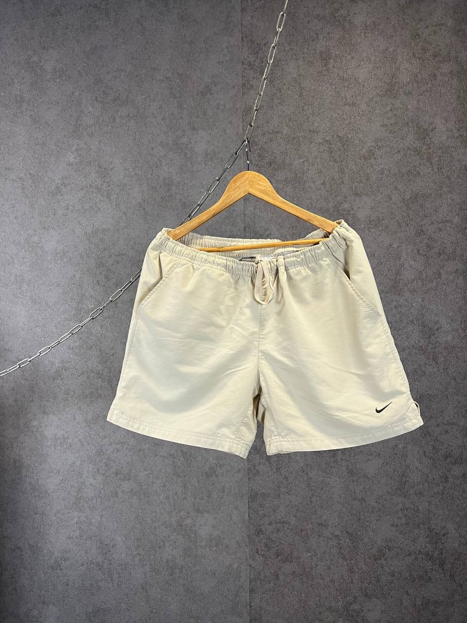Nike × Vintage Nike swoosh vintage shorts Size US 34 / EU 50 - 1 Thumbnail