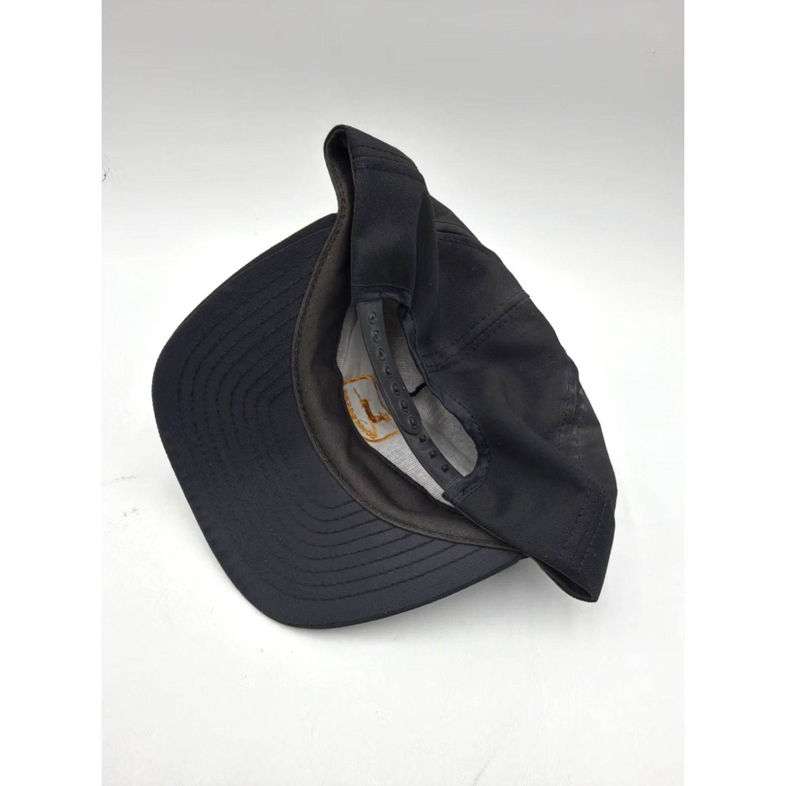 John Deere VINTAGE John Deere Snapback Hat Cap Black USA Men One Size NOS Size ONE SIZE - 4 Thumbnail