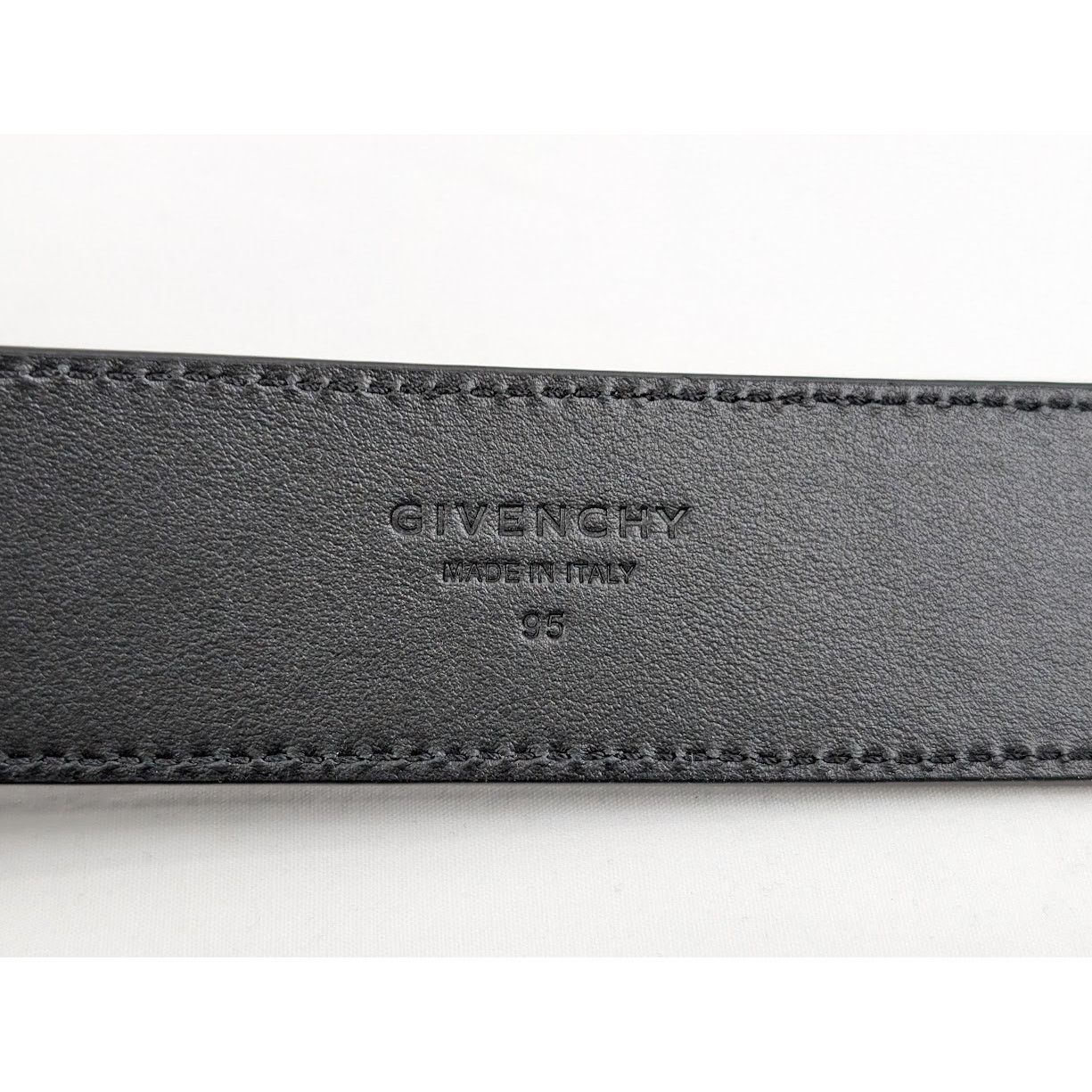 Givenchy o1rshd1 Size: 95 / Double Ring Belt in Black Size 36 - 9 Thumbnail