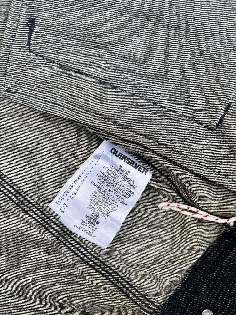 Quiksilver × Vintage VINTAGE RAW QUICKSILVER DENIM JACKET Size US XXS / EU 40 - 6 Thumbnail