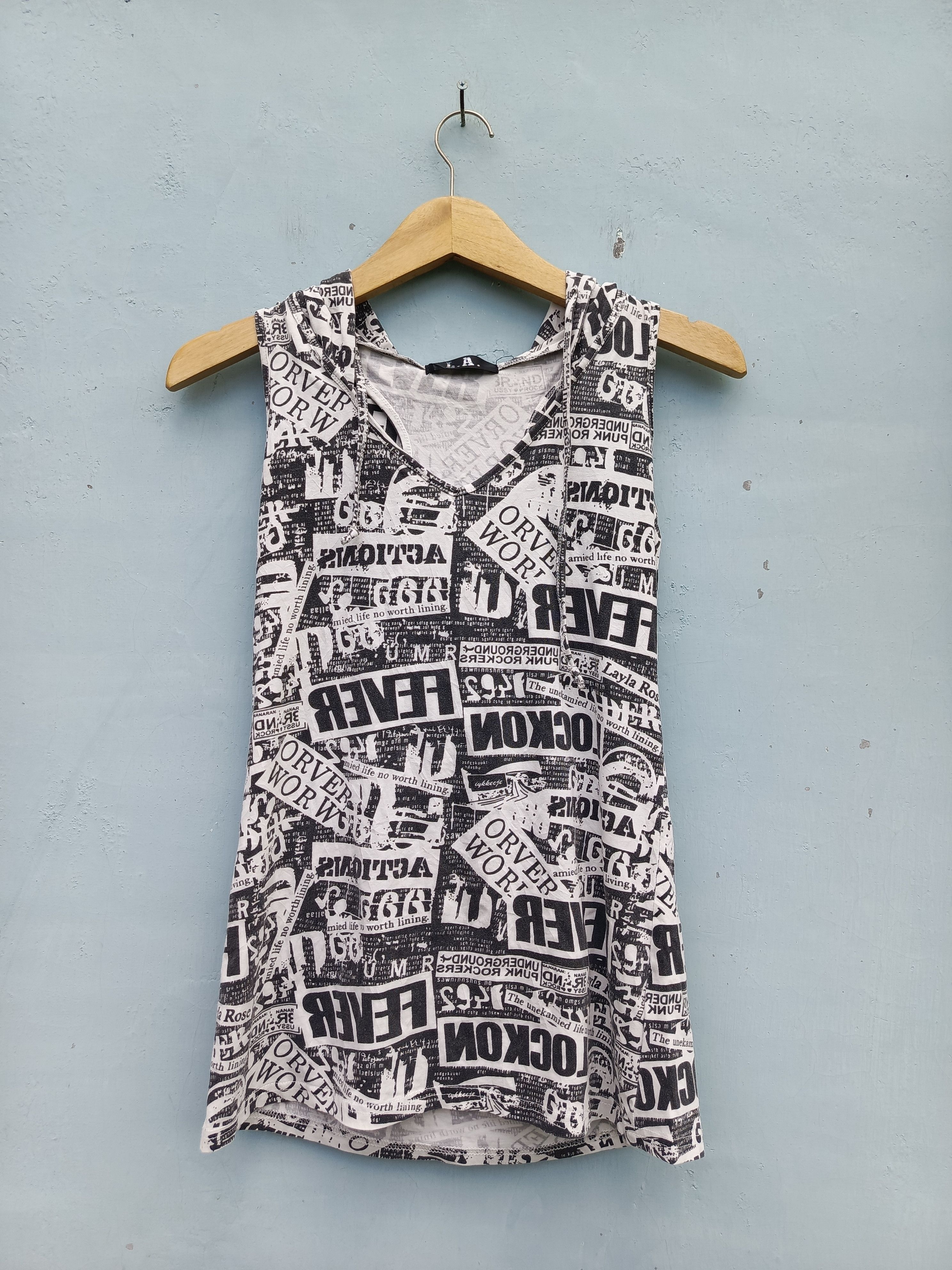 Japanese Brand L.A underground punk rockers sleeveless hoodie Size M / US 6-8 / IT 42-44 - 1 Thumbnail