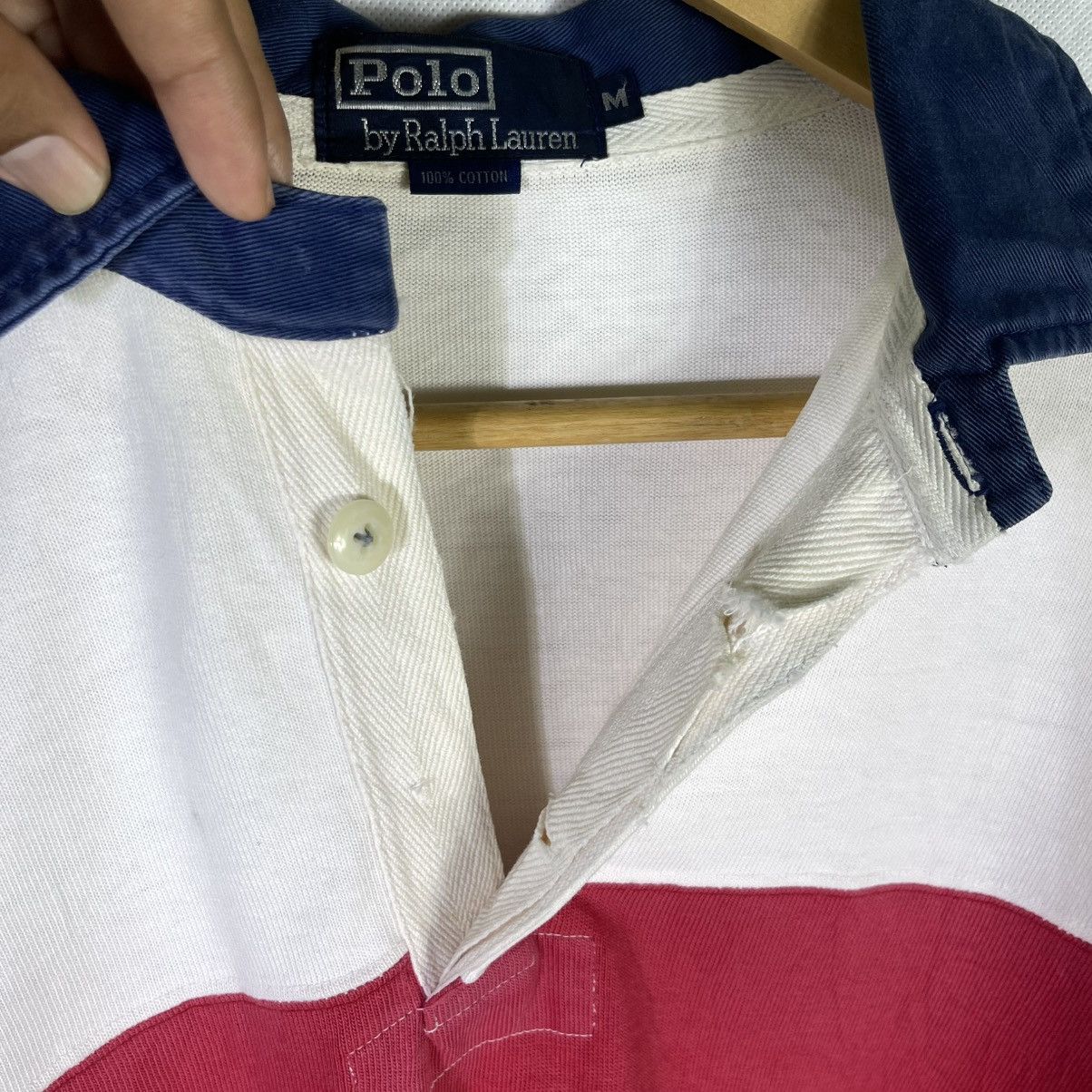 Ralph Lauren Vintage Polo CP RL-92 Ralph Lauren Rugby Long Sleeve Shirt Size US M / EU 48-50 / 2 - 5 Thumbnail