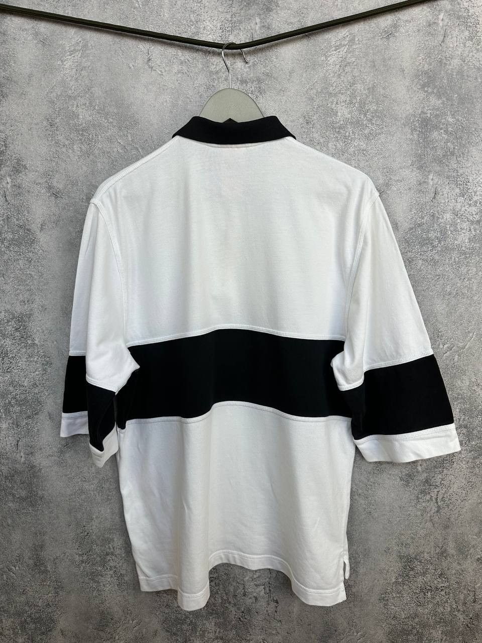 Eytys Eytys "Purple Velvet" ColourBlock Half-Zip Polo Shirt Over Size US XS / EU 42 / 0 - 2 Thumbnail