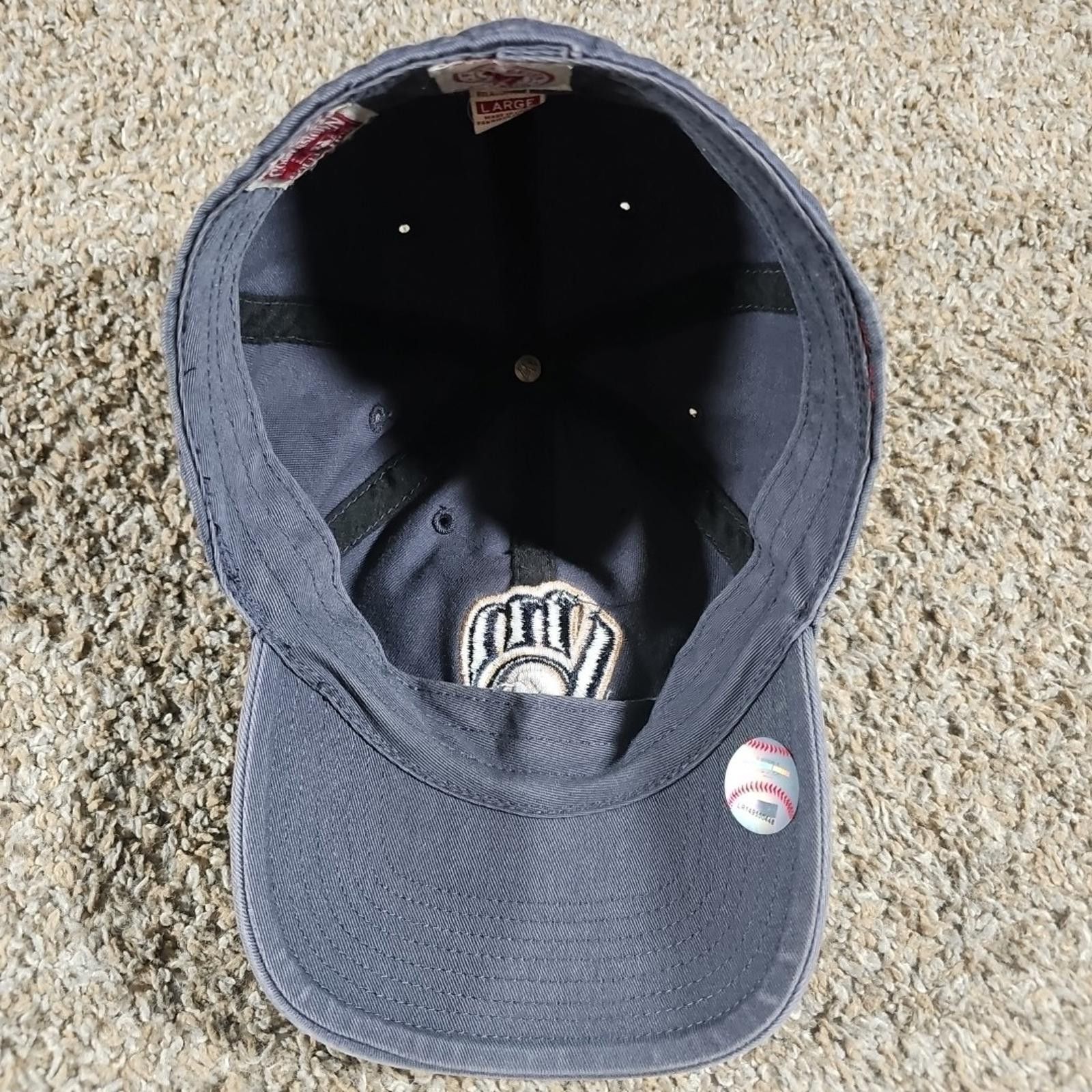 47 '47 Cooperstown Collection Milwaukee Brewers Fitted Hat Size ONE SIZE - 6 Thumbnail