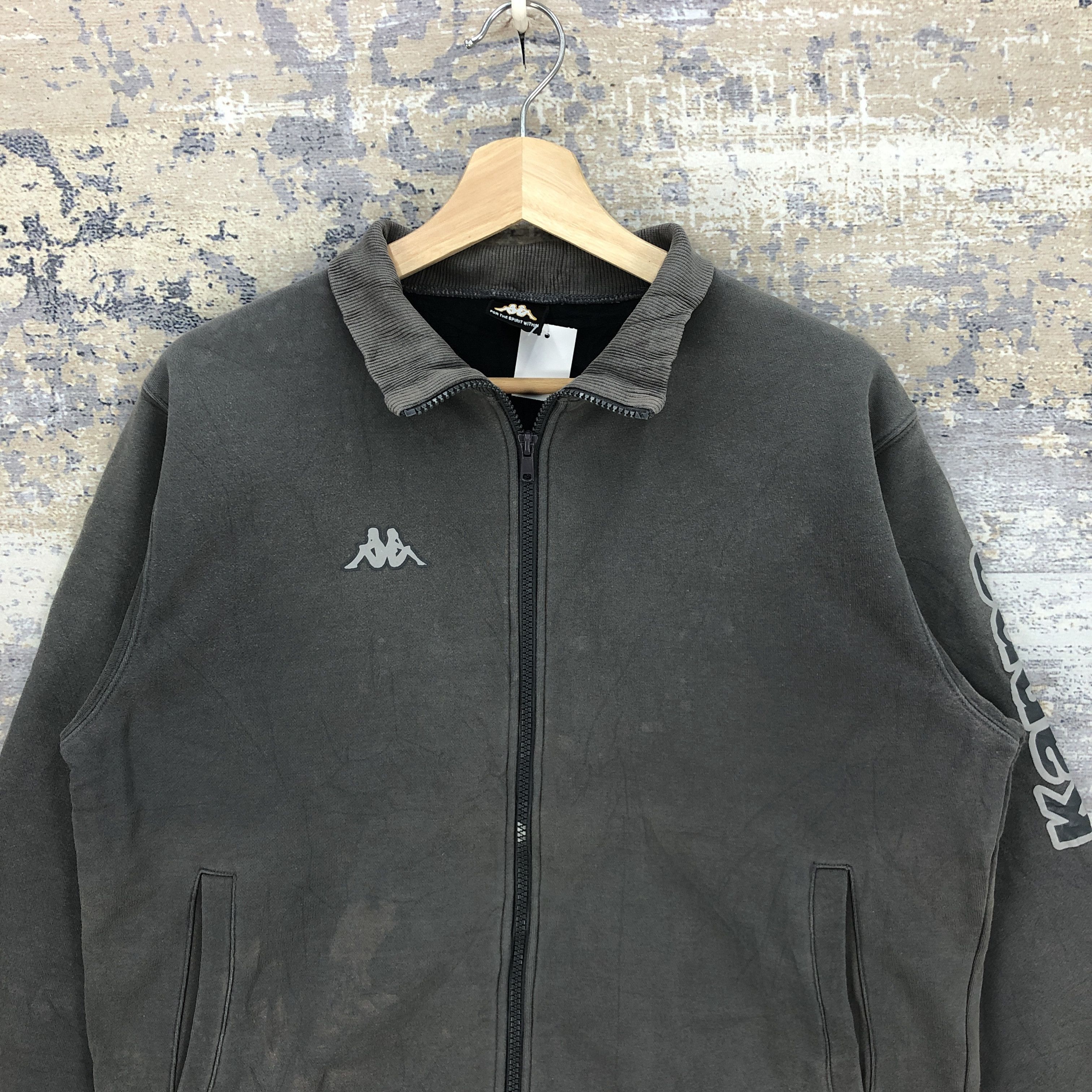 Kappa × Vintage Vintage 90's Kappa Zipper Sweater Kappa Sweatshirt Jumper Size US M / EU 48-50 / 2 - 3 Thumbnail