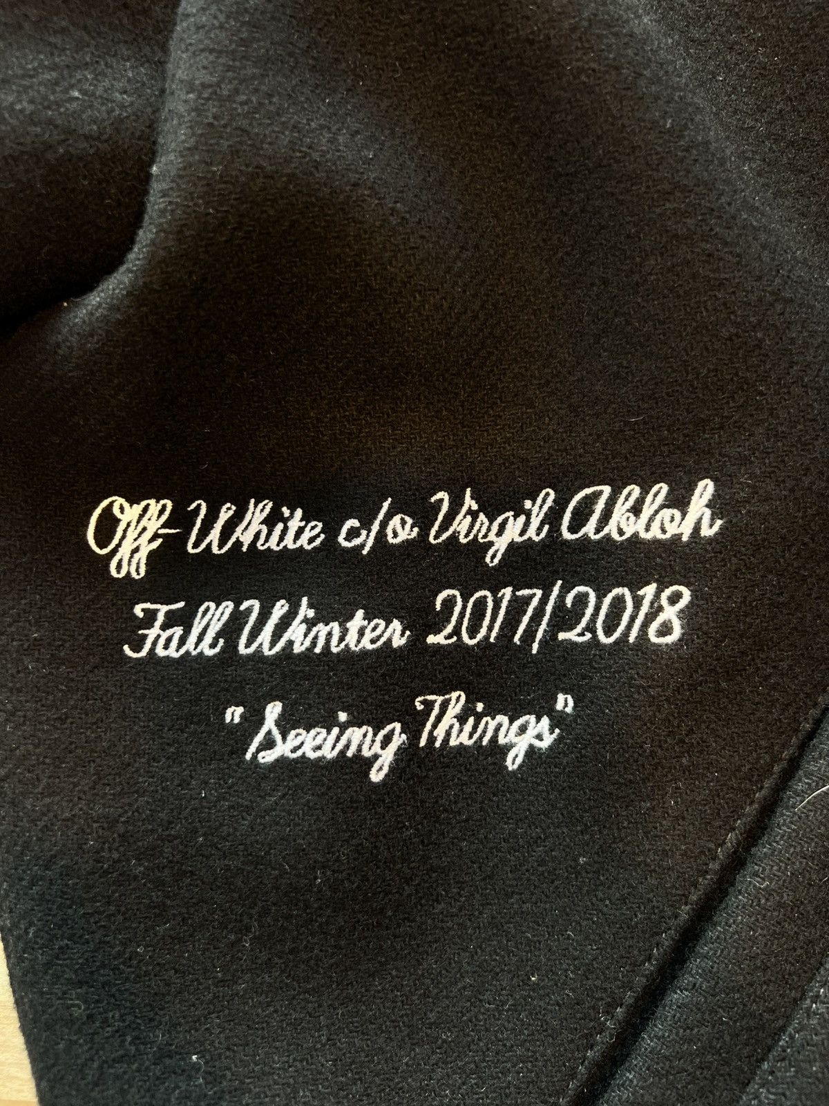 Off-White Off-White Brushed Diagonals Varsity Jacket Size US S / EU 44-46 / 1 - 4 Thumbnail