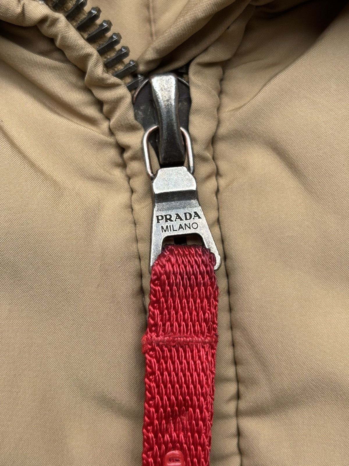 Prada 2000s PACKABLE Weasel Fur Collar Puffer Jacket Size US S / EU 44-46 / 1 - 9 Thumbnail
