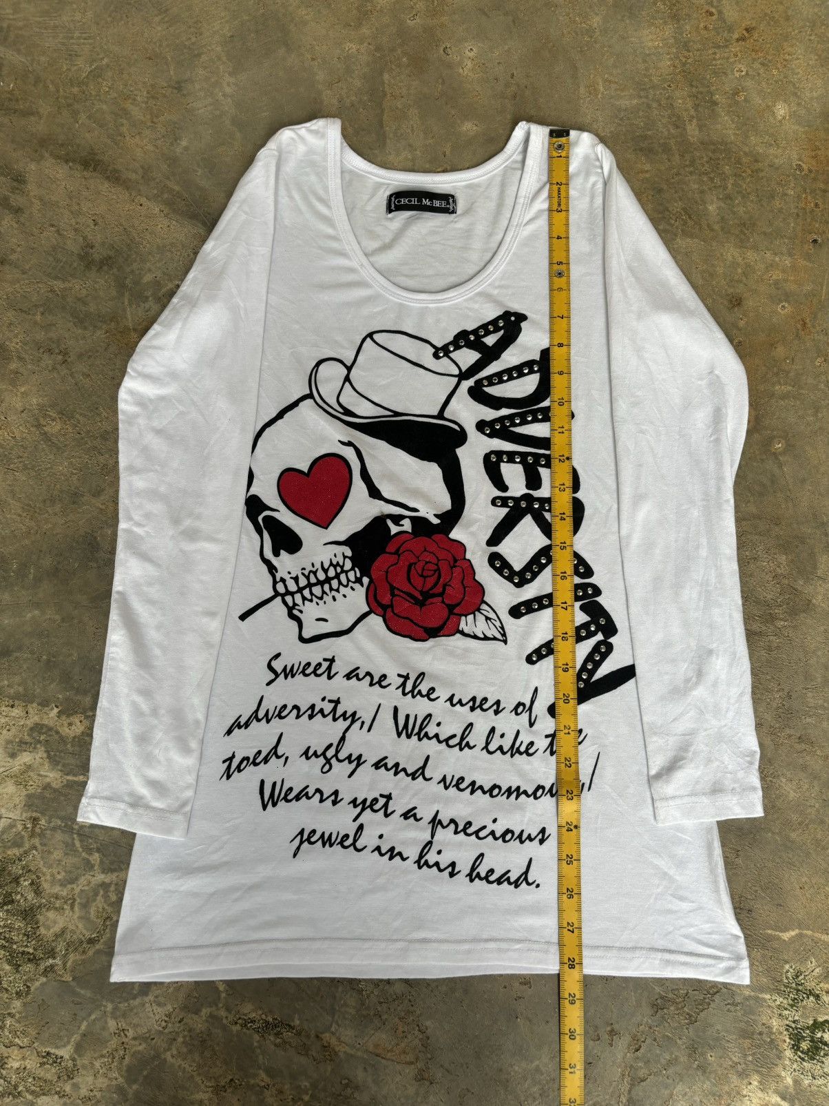Hysteric Glamour × If Six Was Nine × Japanese Brand Y2k Cecil Mc Bee Adversity Skull Ifsix punk Style Longsleeve Size US M / EU 48-50 / 2 - 10 Thumbnail