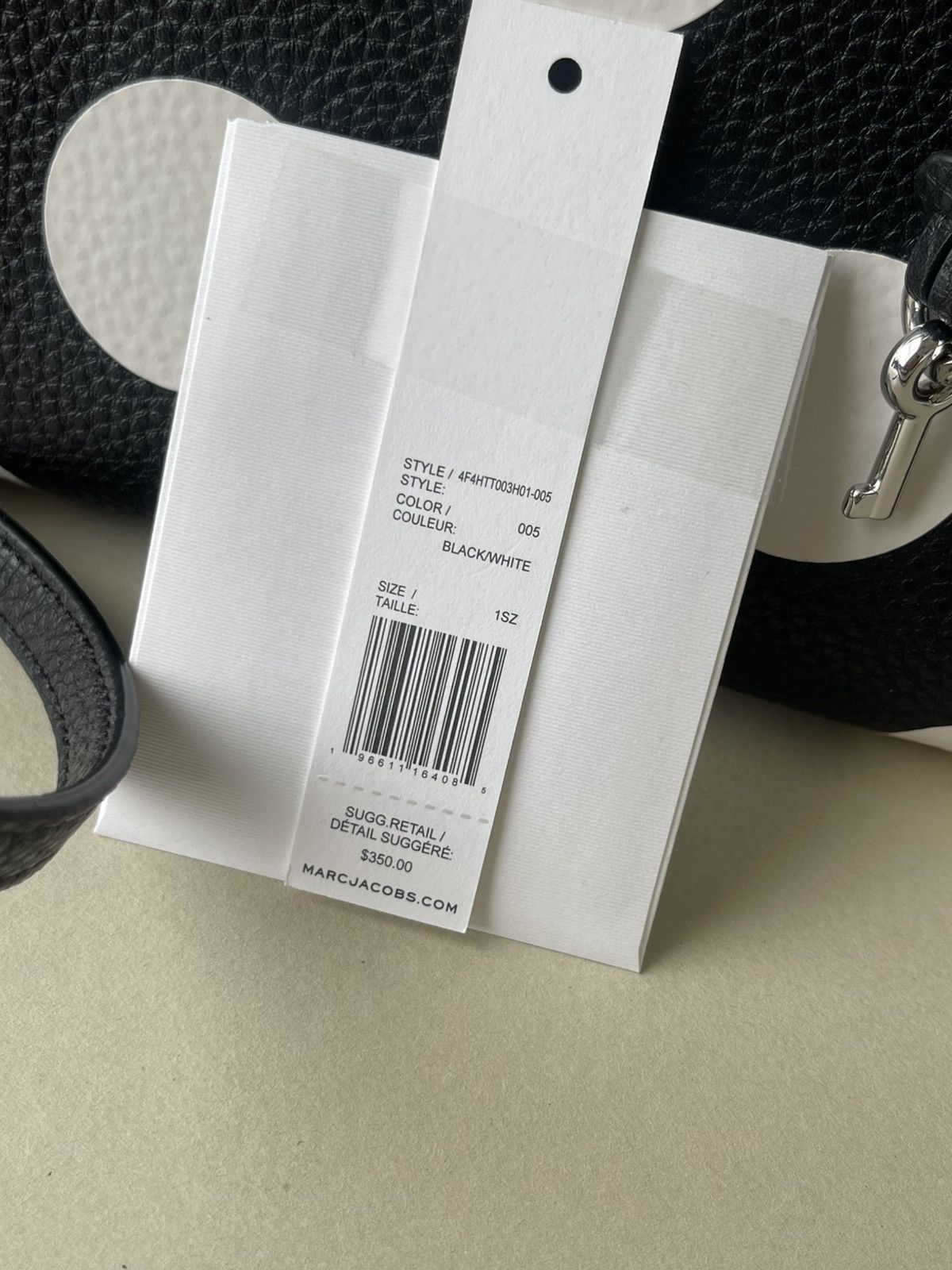 Marc Jacobs (new+tag) Marc Jacobs grind crossbody black polka dots Size ONE SIZE - 5 Thumbnail
