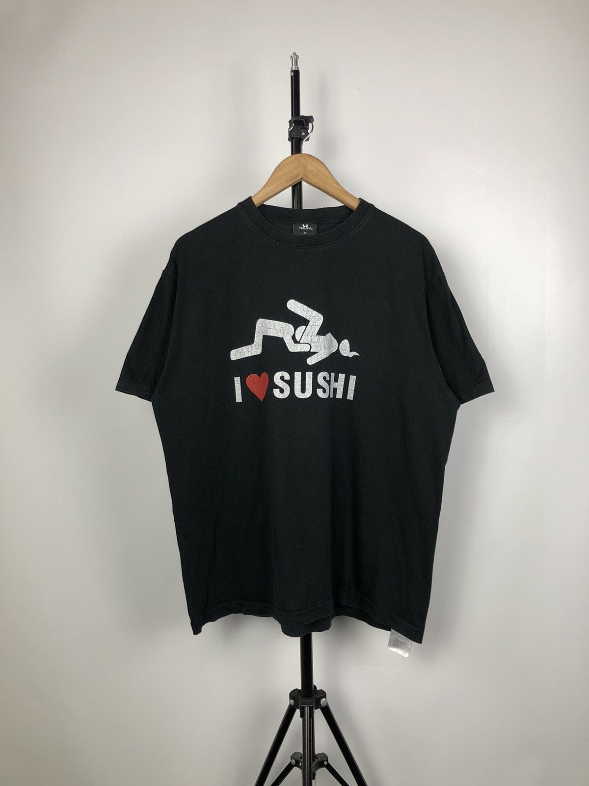 Hook-Ups Vintage Y2K Adult “I LOVE SUSHI PUSSY LICKED” Hook-Ups Size US L / EU 52-54 / 3 - 1 Thumbnail
