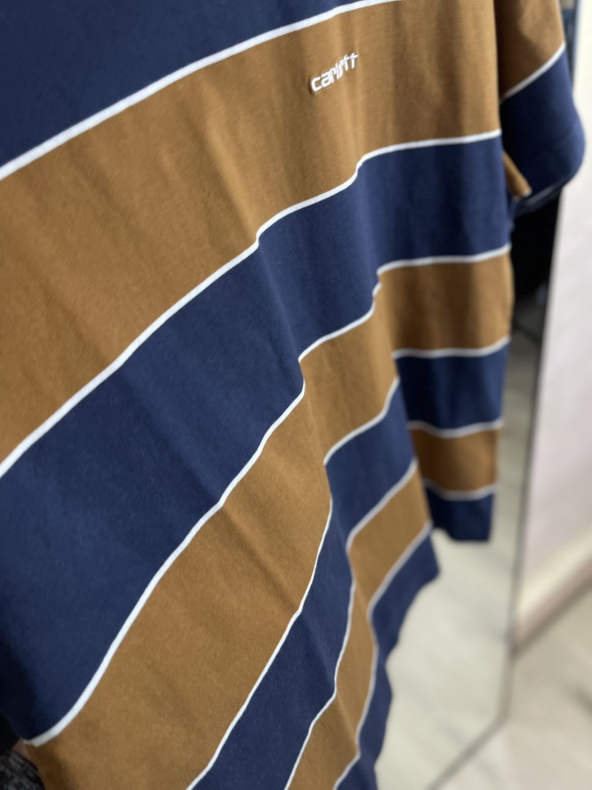 Carhartt Carhartt WIP Quinby Striped Tee Boxy Fit Organic Cotton Size US S / EU 44-46 / 1 - 6 Thumbnail