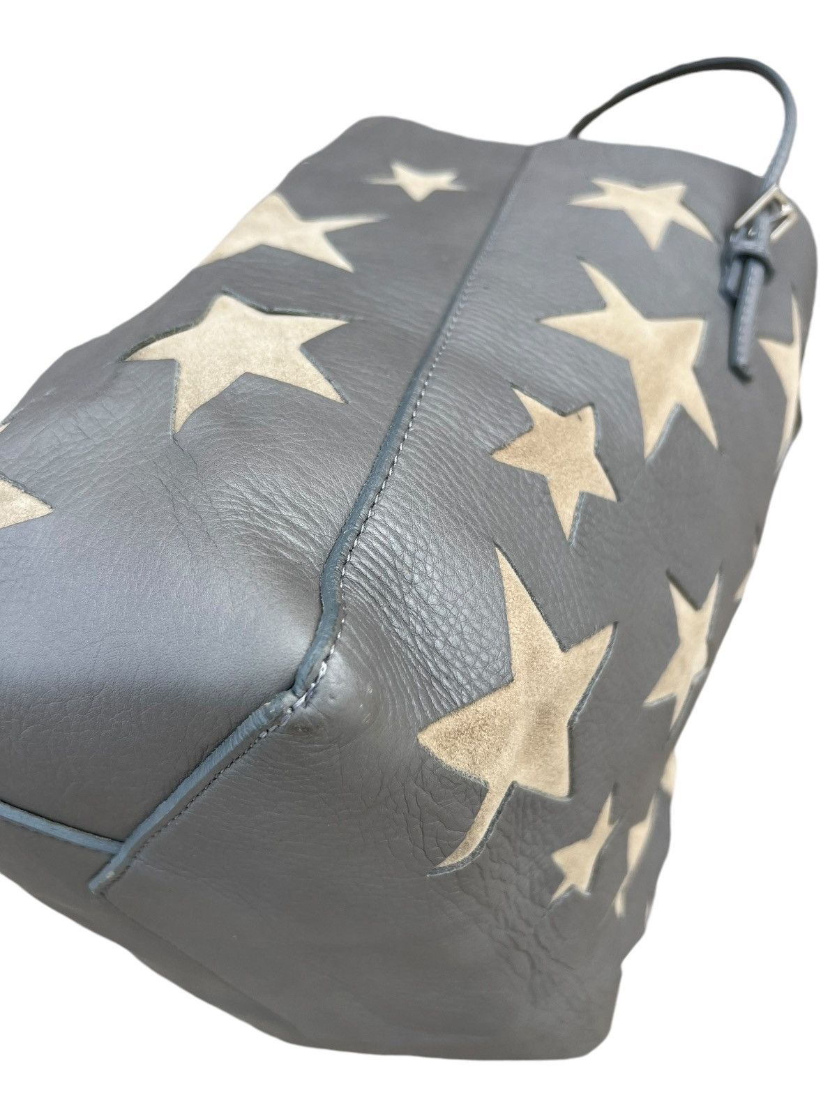 Leather Handmade Amantes Amentes Stars Patina Leather Tote Bag Size ONE SIZE - 13 Thumbnail