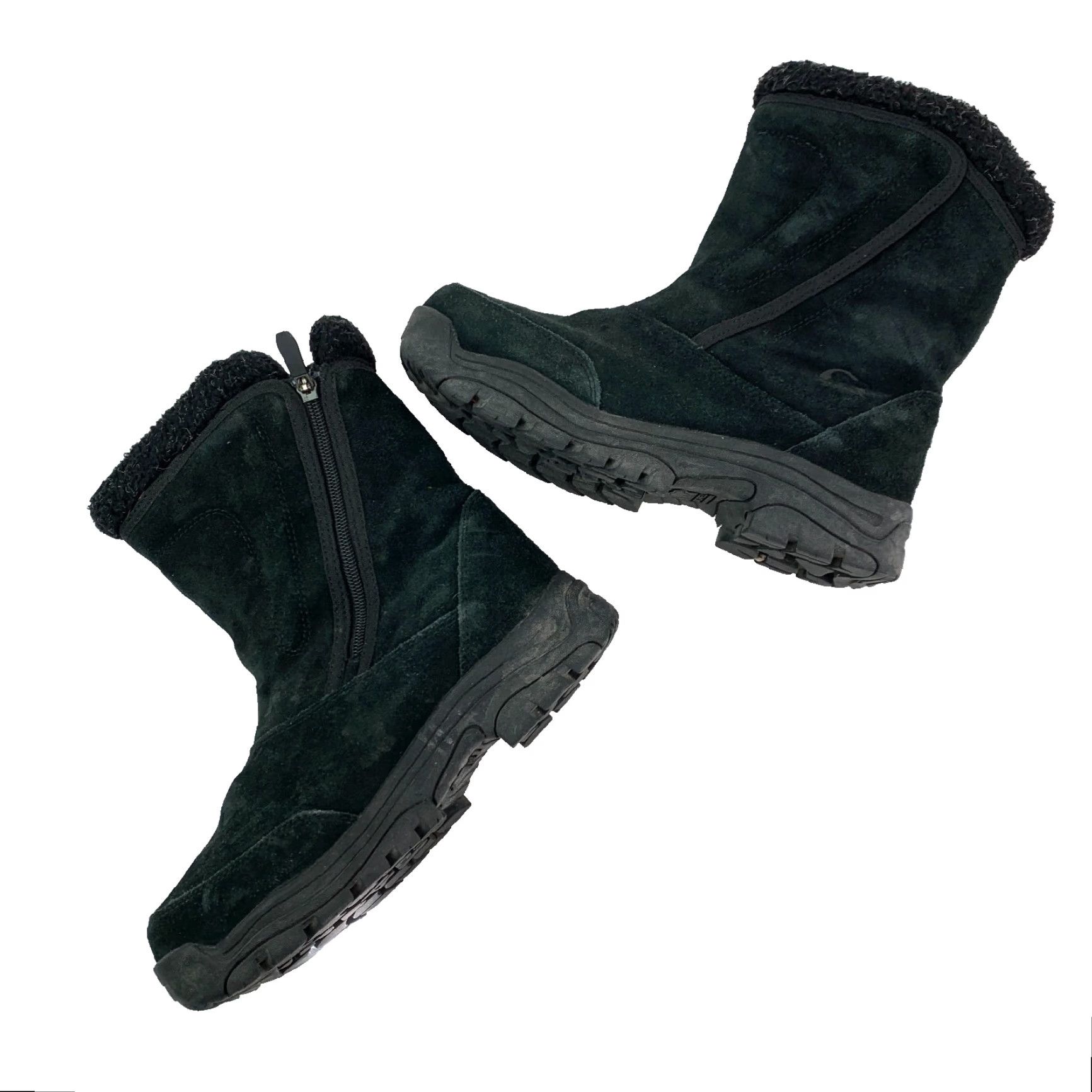 SOREL Sorel Boot Womens 8.5 Black Waterfall Snow Winter Suede Sherpa Fleece Lined Size M / US 6-8 / IT 42-44 - 5 Thumbnail
