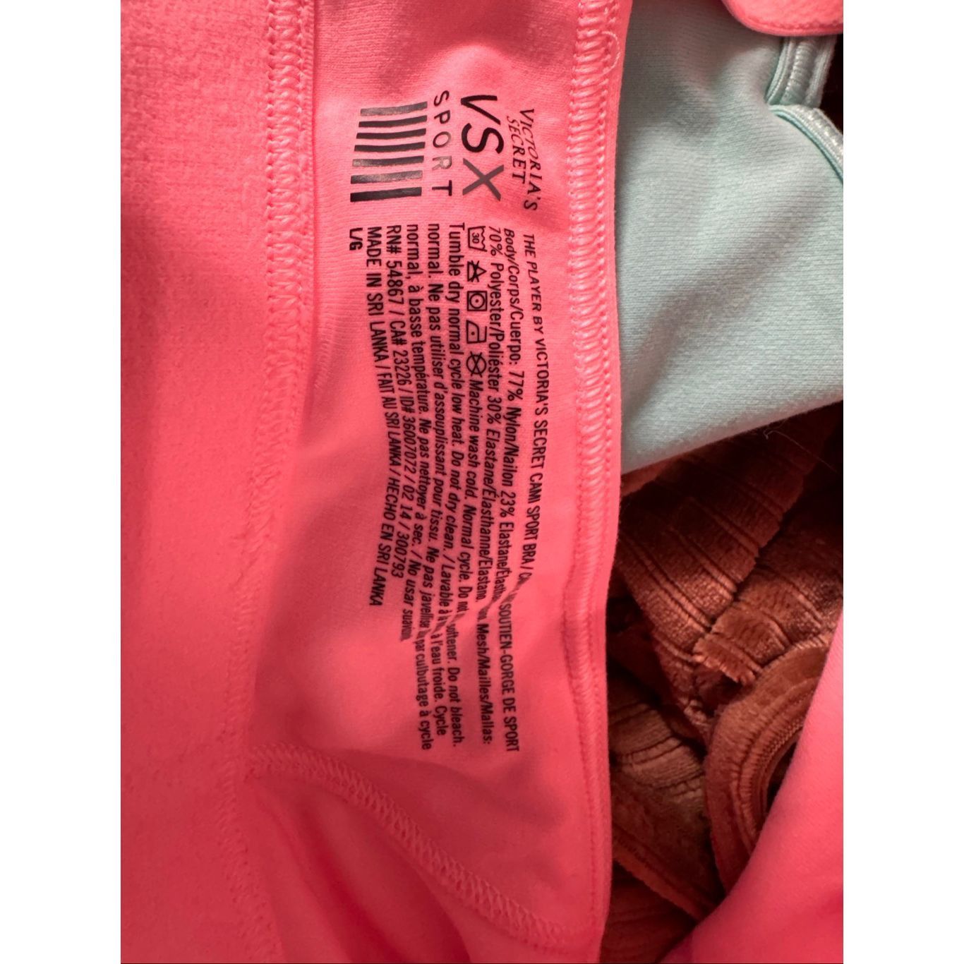 Victoria's Secret Victoria’s Secret VSX Sport Bra Pink L | Racerback Stretch A Size ONE SIZE - 4 Thumbnail