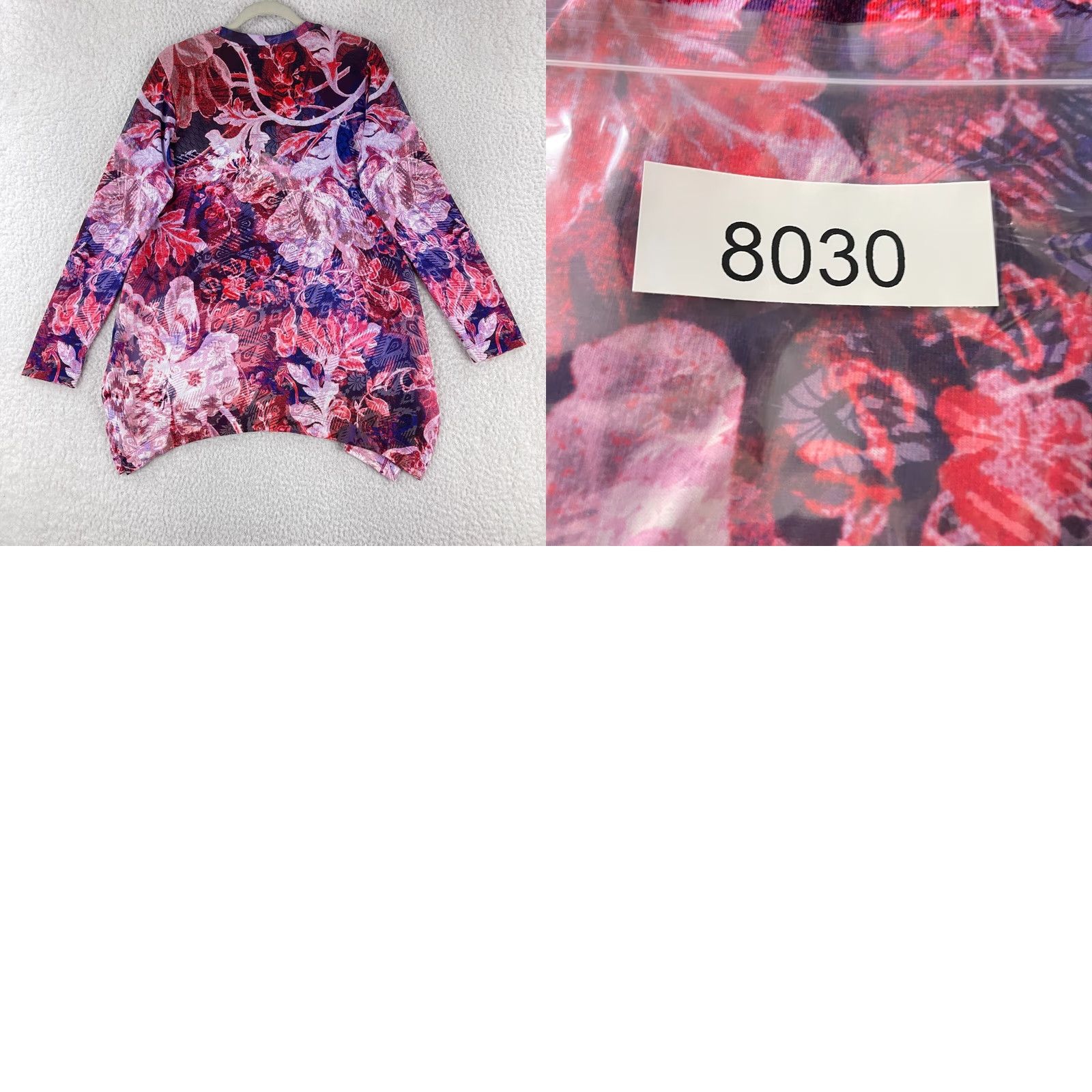 Soft Surroundings Soft Surroundings Meritage Tunic Shirt Women Medium Pink Floral Long Sleeve Knit Pullover Casual Size M Size M / US 6-8 / IT 42-44 - 9 Thumbnail