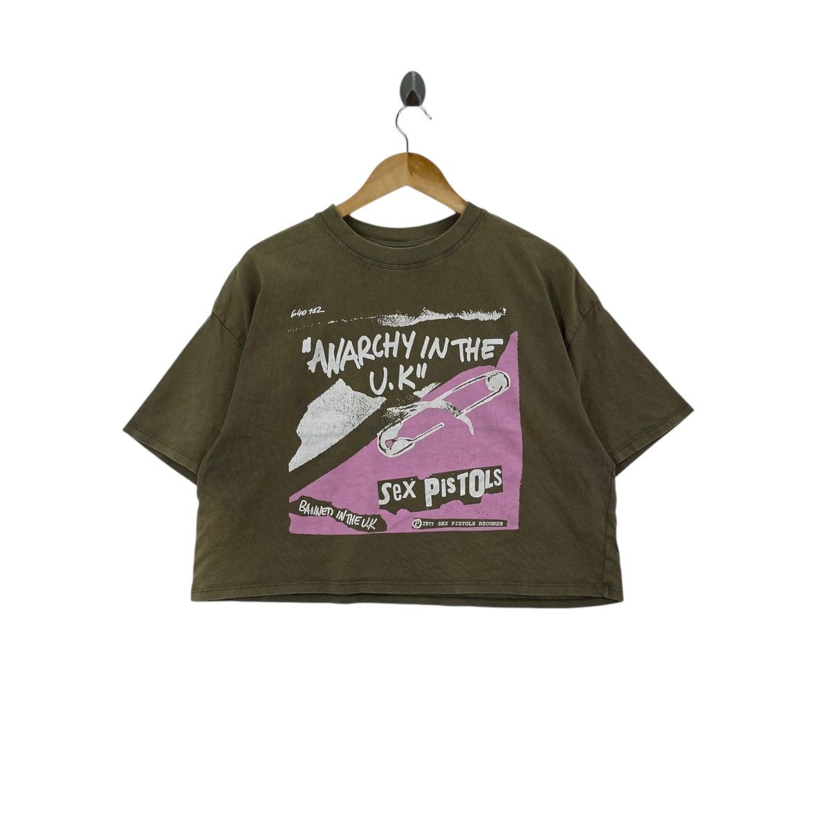 Band Tees Sex Pistols Punk Rock Band Tee Crop Top Shirt Size XL / US 12-14 / IT 48-50 - 1 Thumbnail