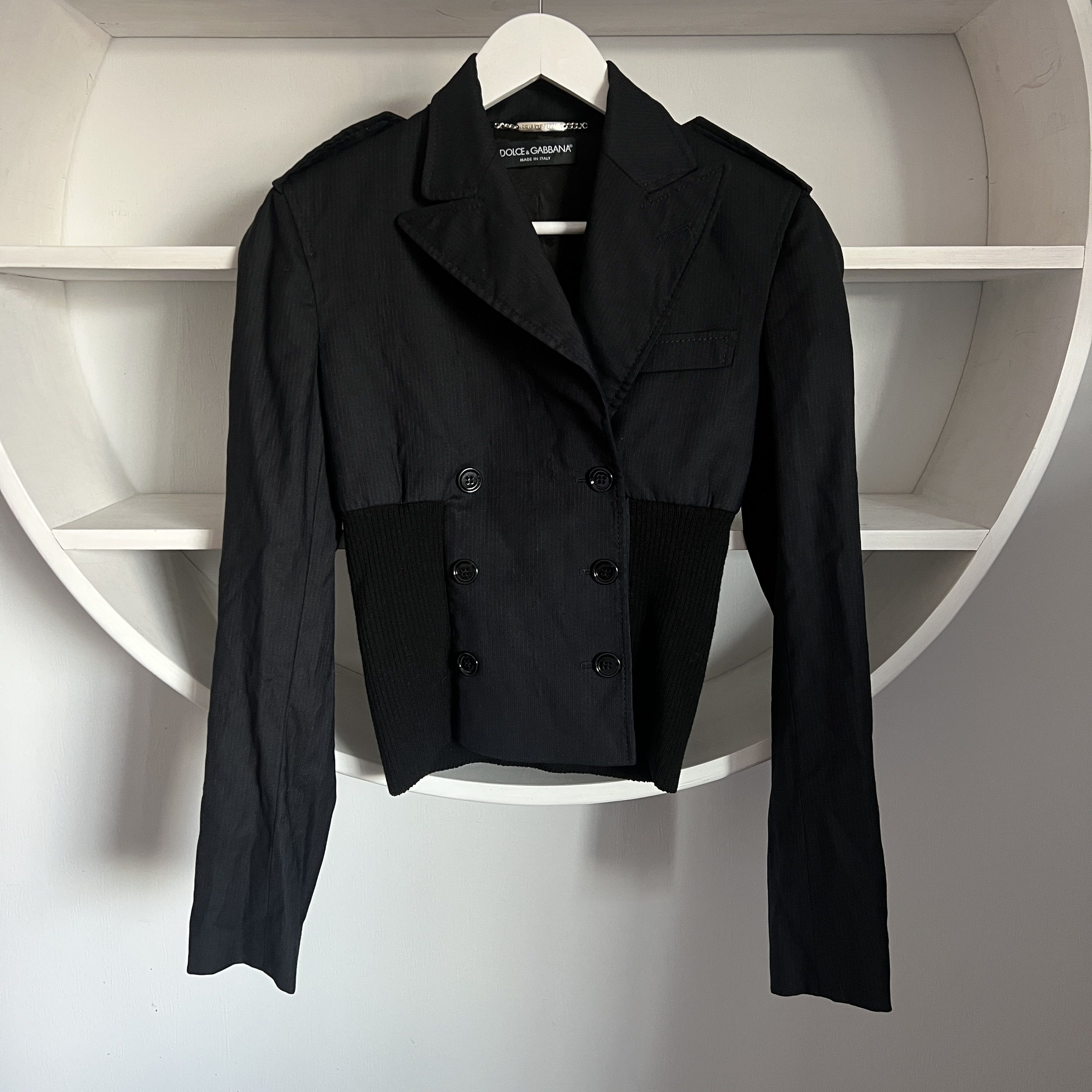 Women's DOLCE GABBANA Back Wool Blazer Jacket