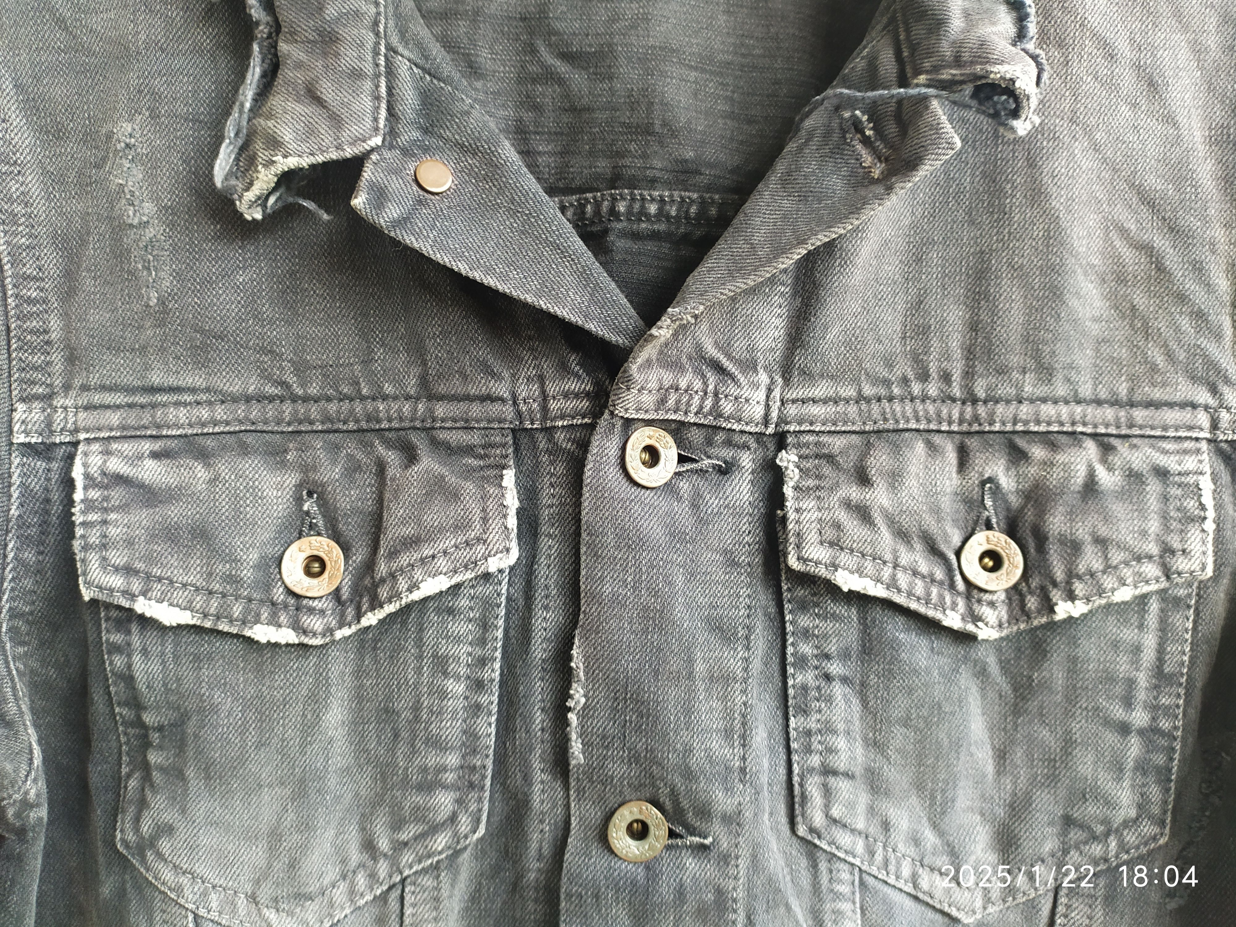 14th Addiction × If Six Was Nine Vintage American Rag CIE distressed denim Jacket Size US S / EU 44-46 / 1 - 10 Thumbnail
