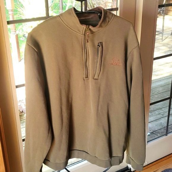 Other Ducks Unlimited Vintage Embroidered 1/4 zip with Pocket Pull Size US L / EU 52-54 / 3 - 1 Thumbnail