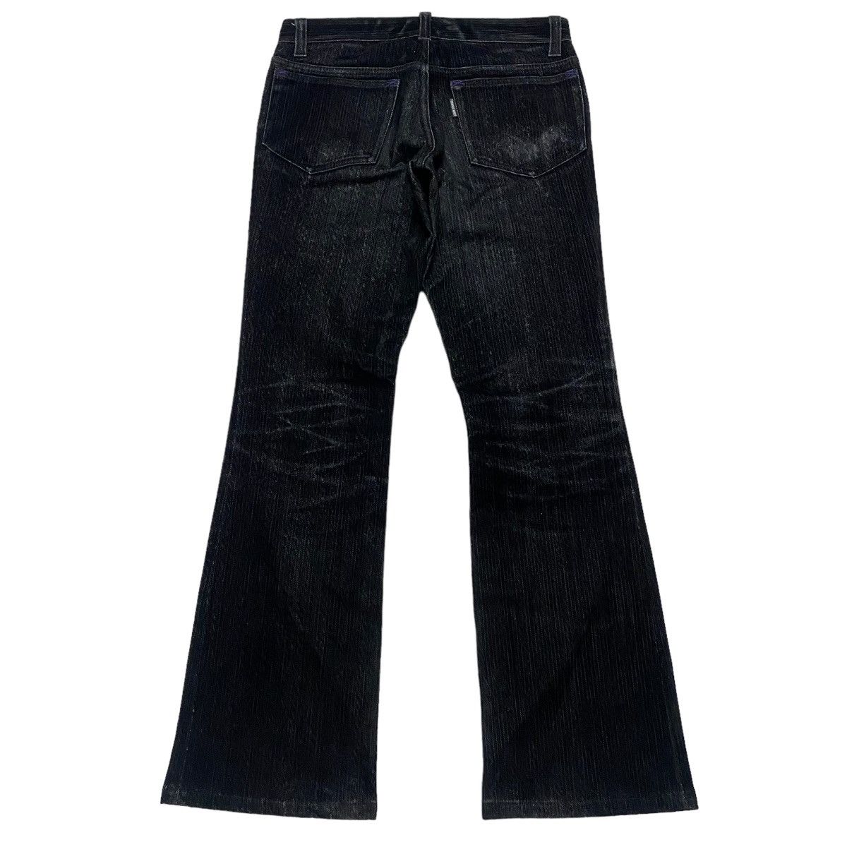 image of Tornado Mart Velvet Corduroy Flare Pant in Black, Men's (Size 28)
