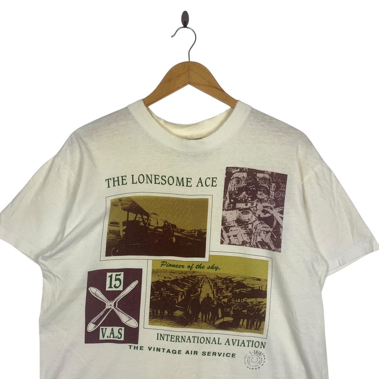 Vintage Vintage 90’ AIR FORCE USAF The Lonesome Ace Tee Size US L / EU 52-54 / 3 - 2 Thumbnail