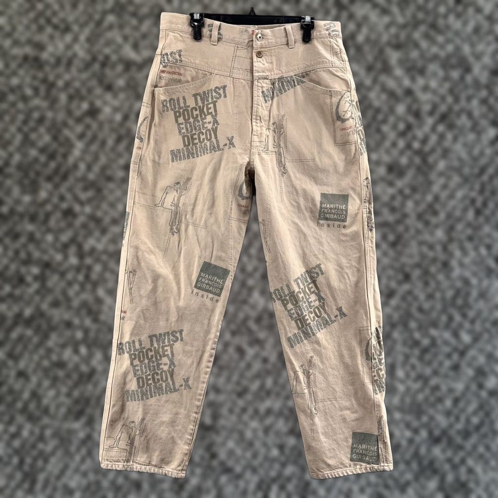 VINTAGE Girbaud Jeans Men 36 Tapered Loose Fit Cotton Denim All