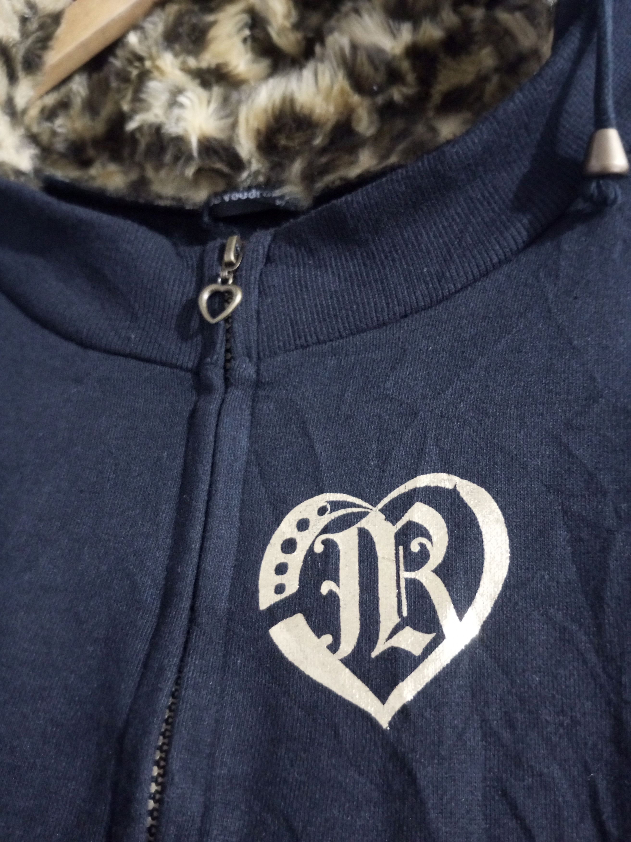 Japanese Brand je vordrais multi pocket vigor spellout leopard hoodie Size M / US 6-8 / IT 42-44 - 8 Thumbnail