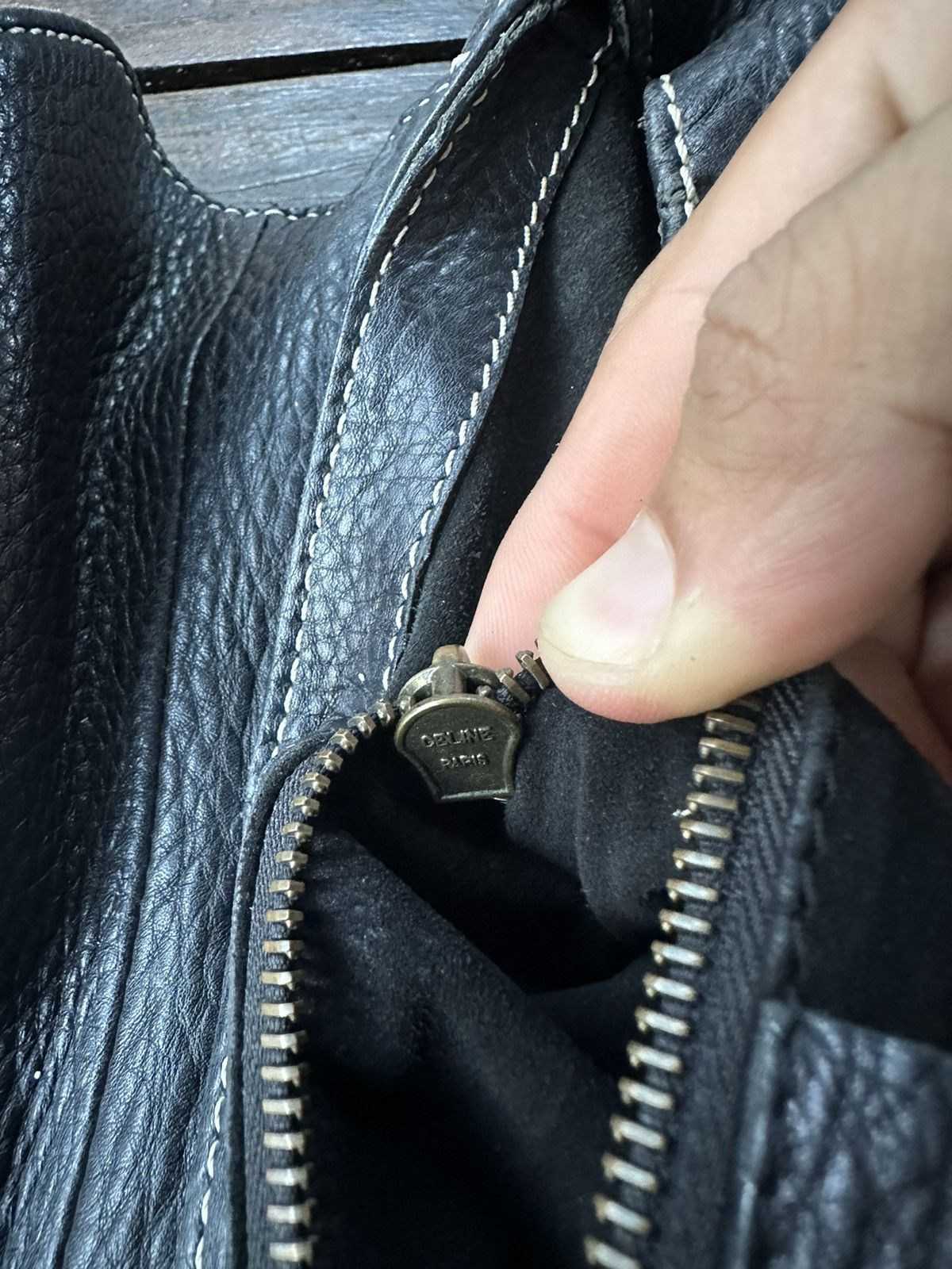 Celine Celine black leather shoulder bag Size ONE SIZE - 14 Thumbnail