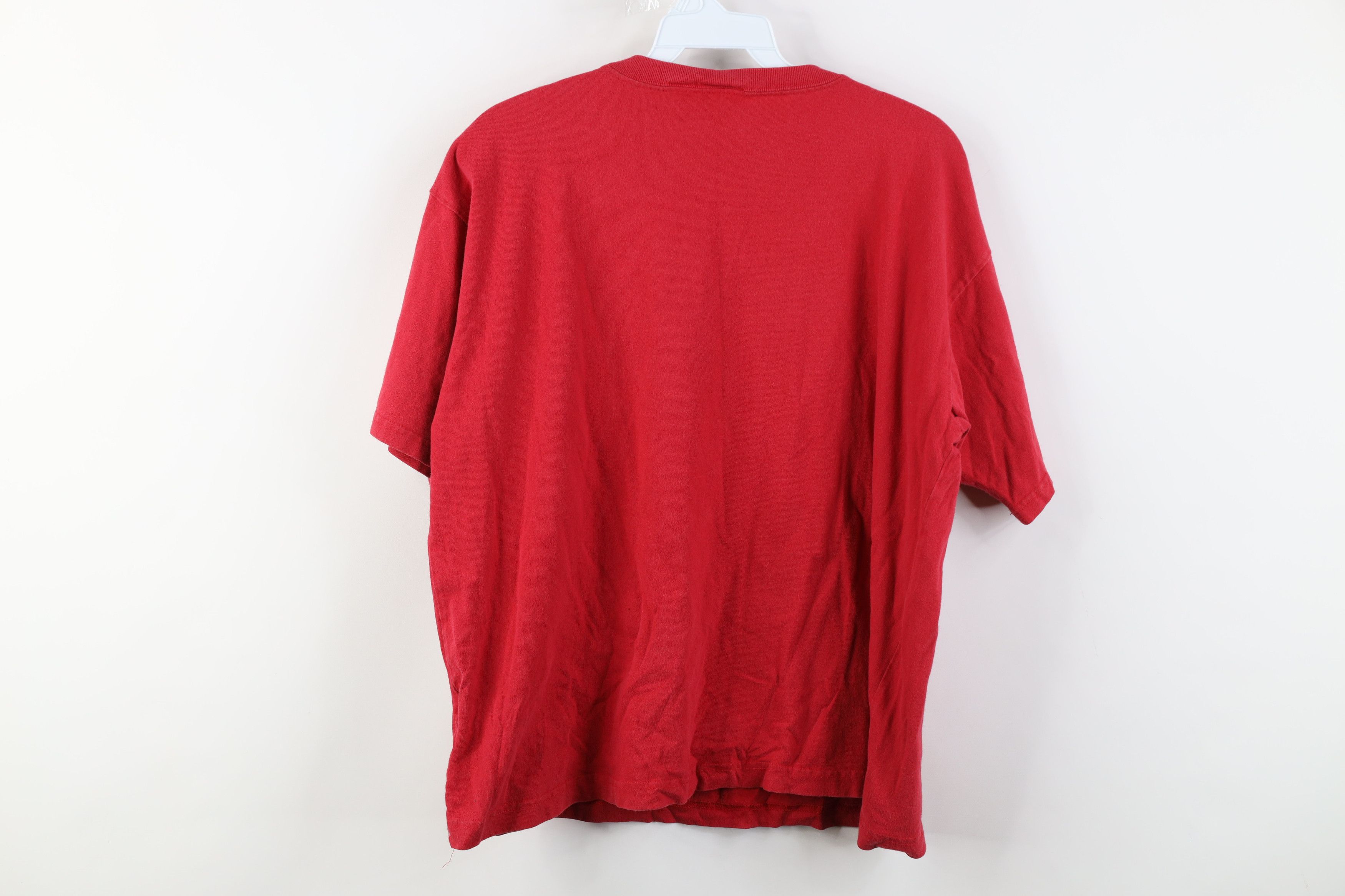 Levi's Vintage 90s Levis Spell Out Short Sleeve T-Shirt Red Size M / US 6-8 / IT 42-44 - 11 Thumbnail