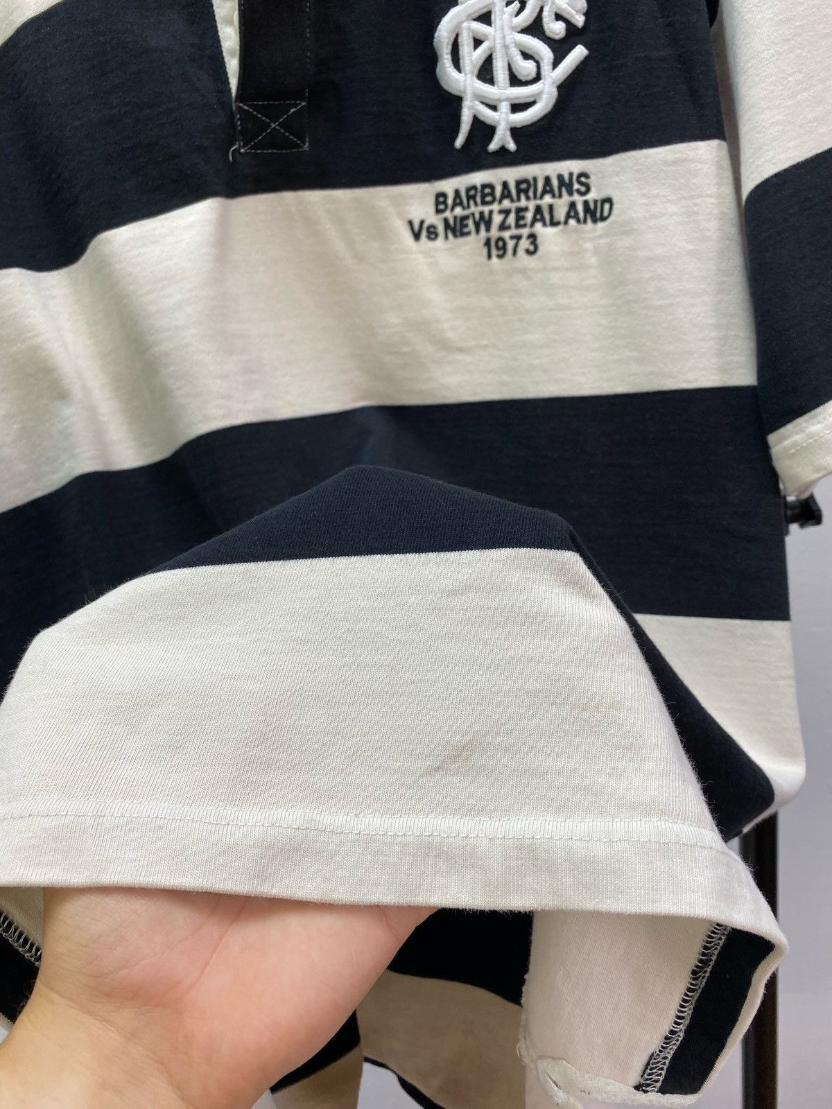 Other Cotton Traders Barbarians VS New Zealand 1973 Polo T Shirt Size US L / EU 52-54 / 3 - 9 Thumbnail