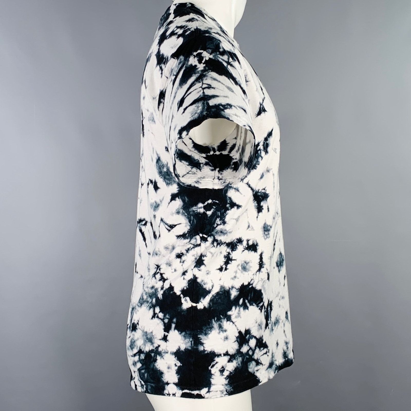 Other R.SWIADER White Indigo Tie Dye Cotton Crew Neck T-shirt Size US XS / EU 42 / 0 - 2 Thumbnail