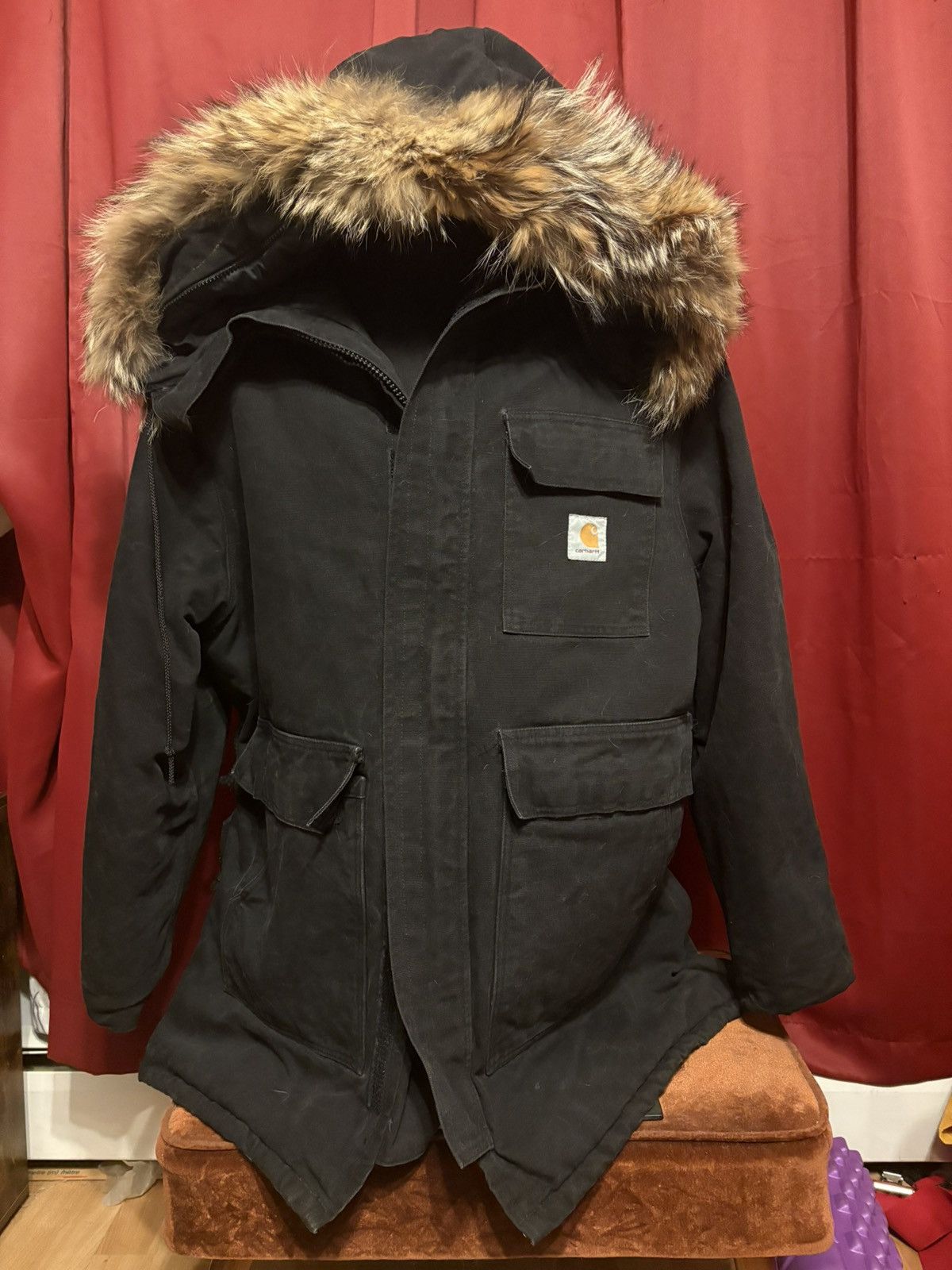 Carhartt Vintage Carhartt Siberian Jacket Fur Hood Workwear Grail Size US XXL / EU 58 / 5 - 1 Thumbnail