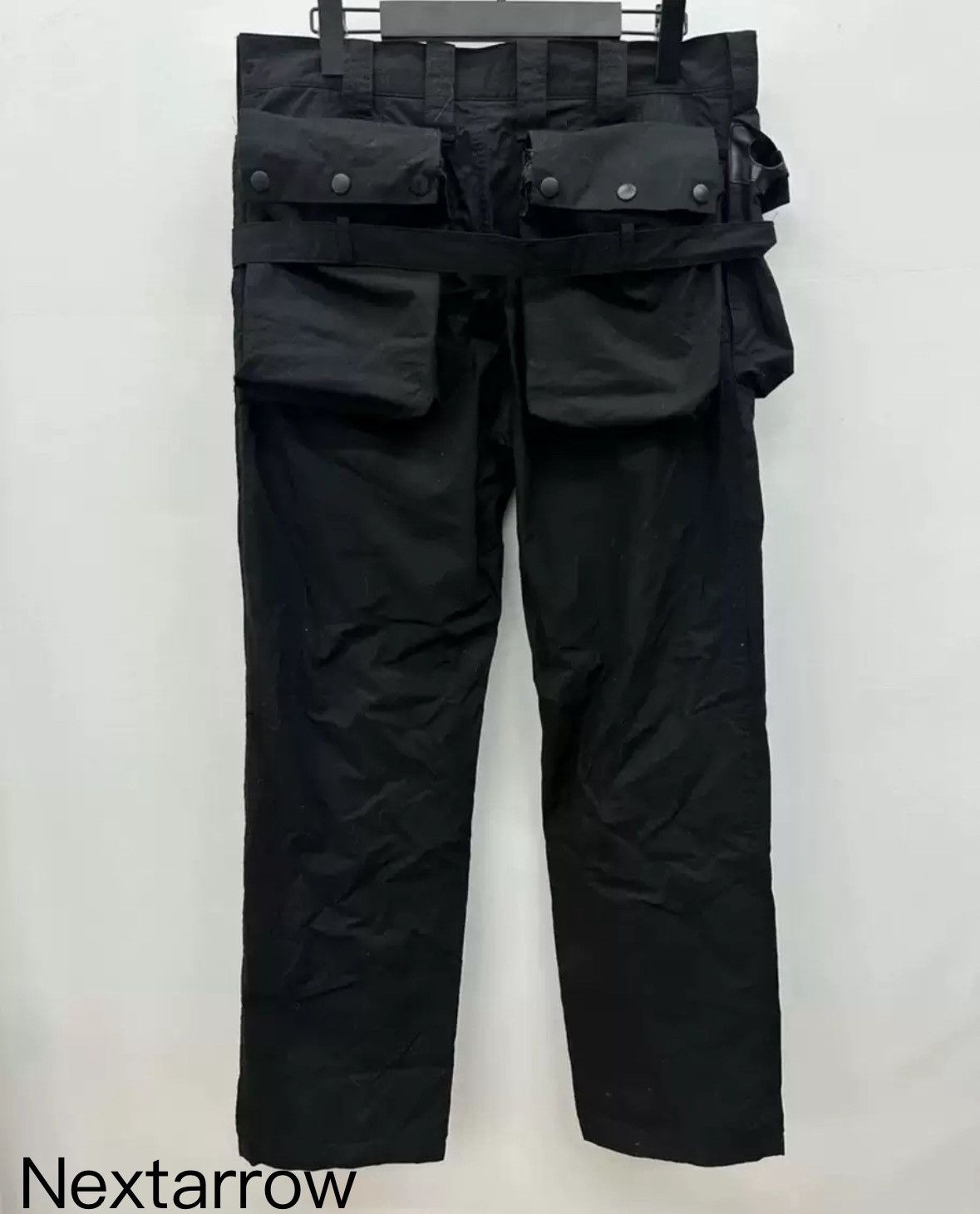Yohji Yamamoto Yohji Yamamoto Pour tactical defeated strap trousers Size US 32 / EU 48 - 2 Thumbnail