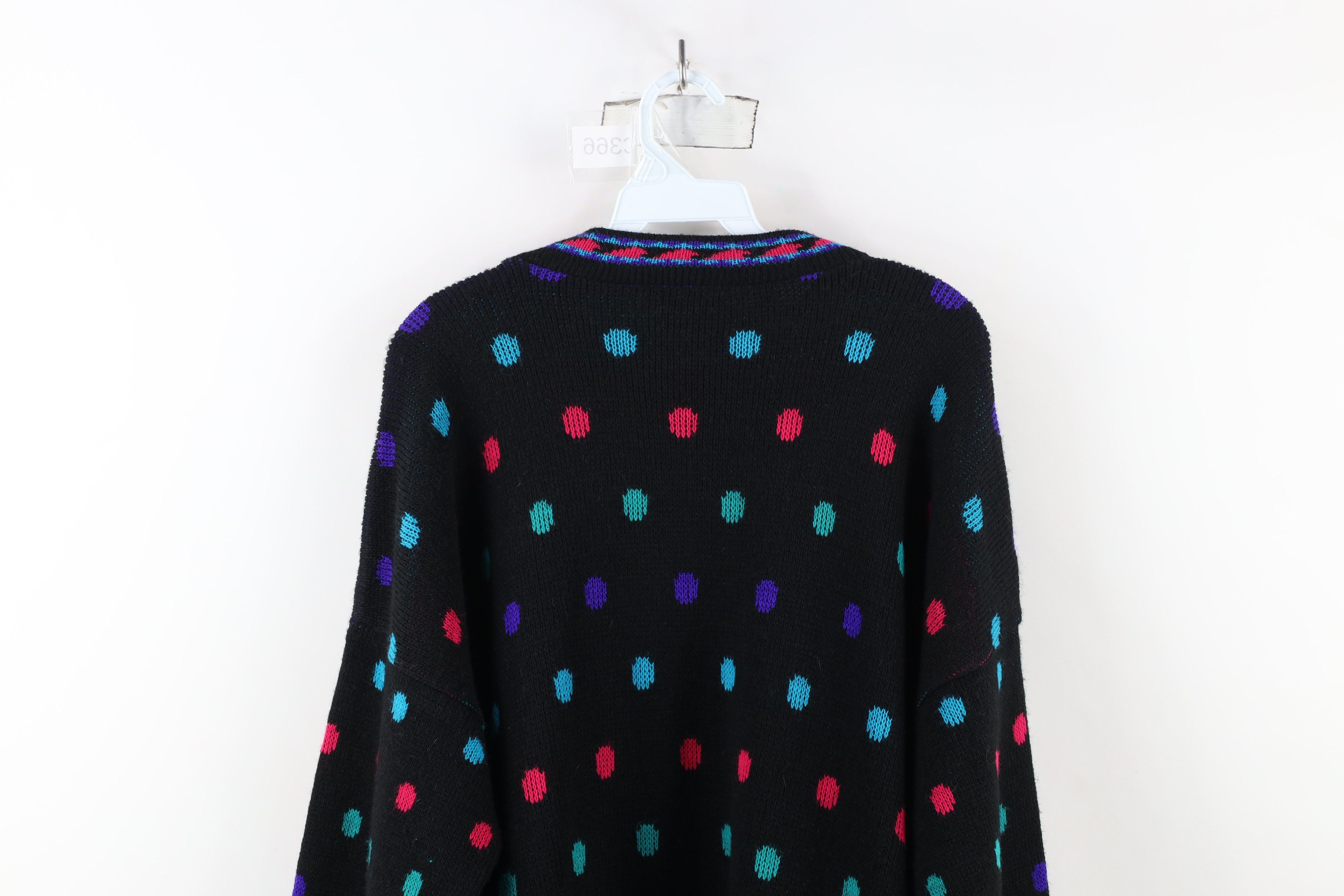 Vintage Vintage 90s Streetwear Southwestern Knit Tunic Sweater USA Size XXL / US 16-18 / IT 52-54 - 10 Thumbnail