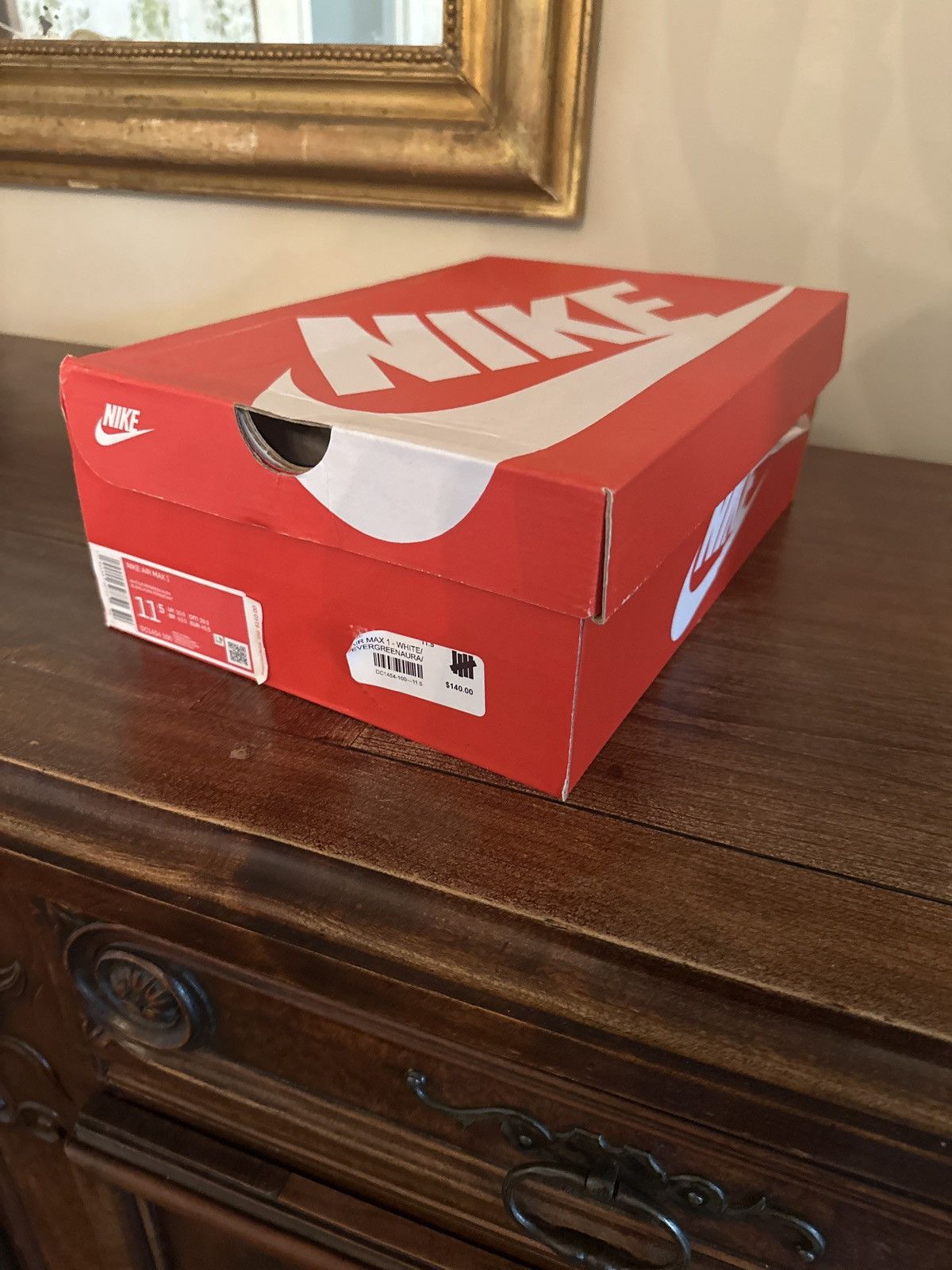 Nike Nike Air Max 1 Evergreen Size US 11.5 / EU 44-45 - 7 Thumbnail