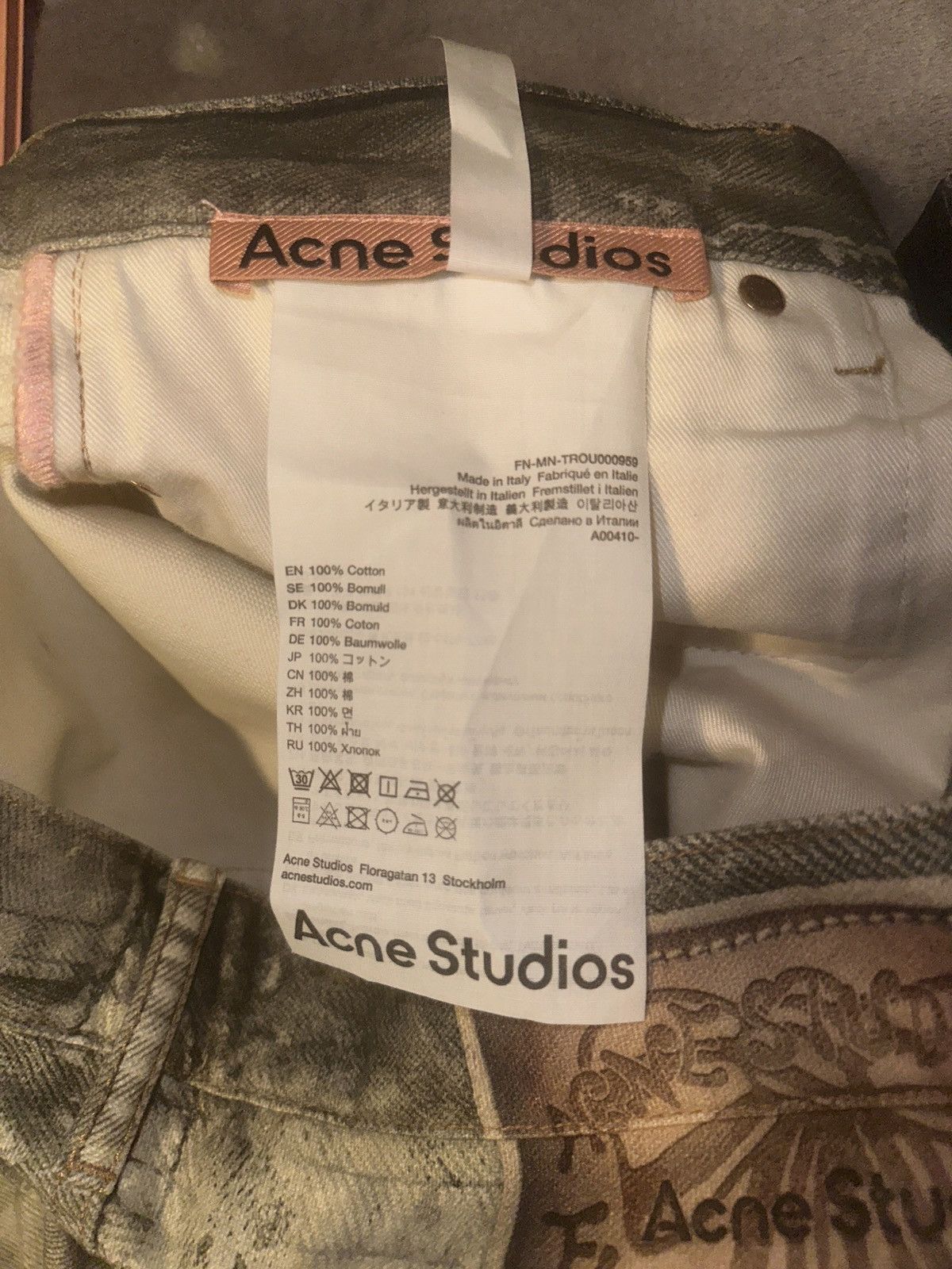 Acne Studios 1981M “Cold Grey” Loose Fit Trousers Size US 34 / EU 50 - 7 Thumbnail