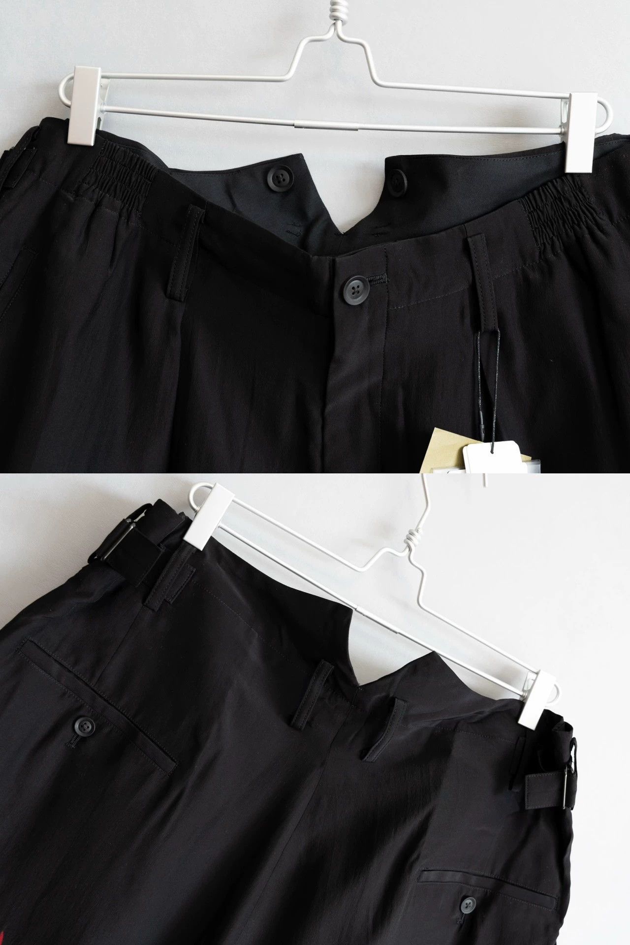 Yohji Yamamoto YOHJI YAMAMOTO 21AW Crow Silk Skirt-Pants Size 26" / US 2 / IT 38 - 7 Thumbnail