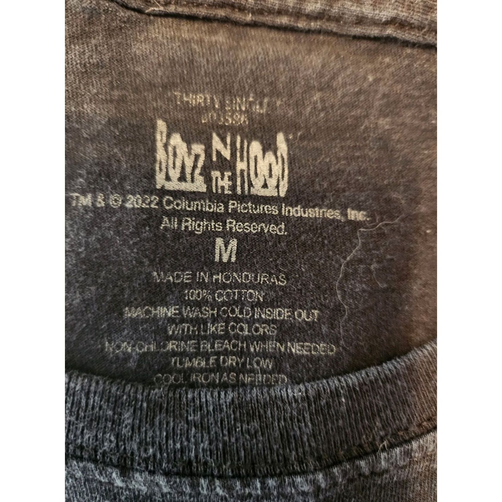 Vintage Boyz N The Hood Mens Black T-Shirt Cotton Crew Neck It Ain't No Fairytale Size M Size US M / EU 48-50 / 2 - 2 Thumbnail