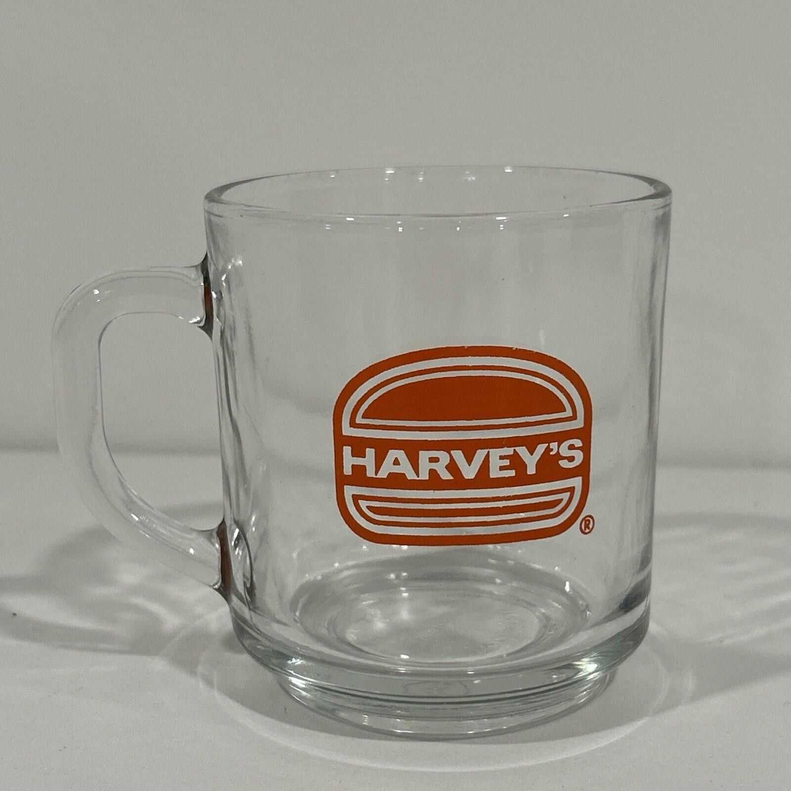 Guy Harvey Vintage Harvey’s Restaurant Clear Glass Coffee Mug Cup Size ONE SIZE - 1 Thumbnail