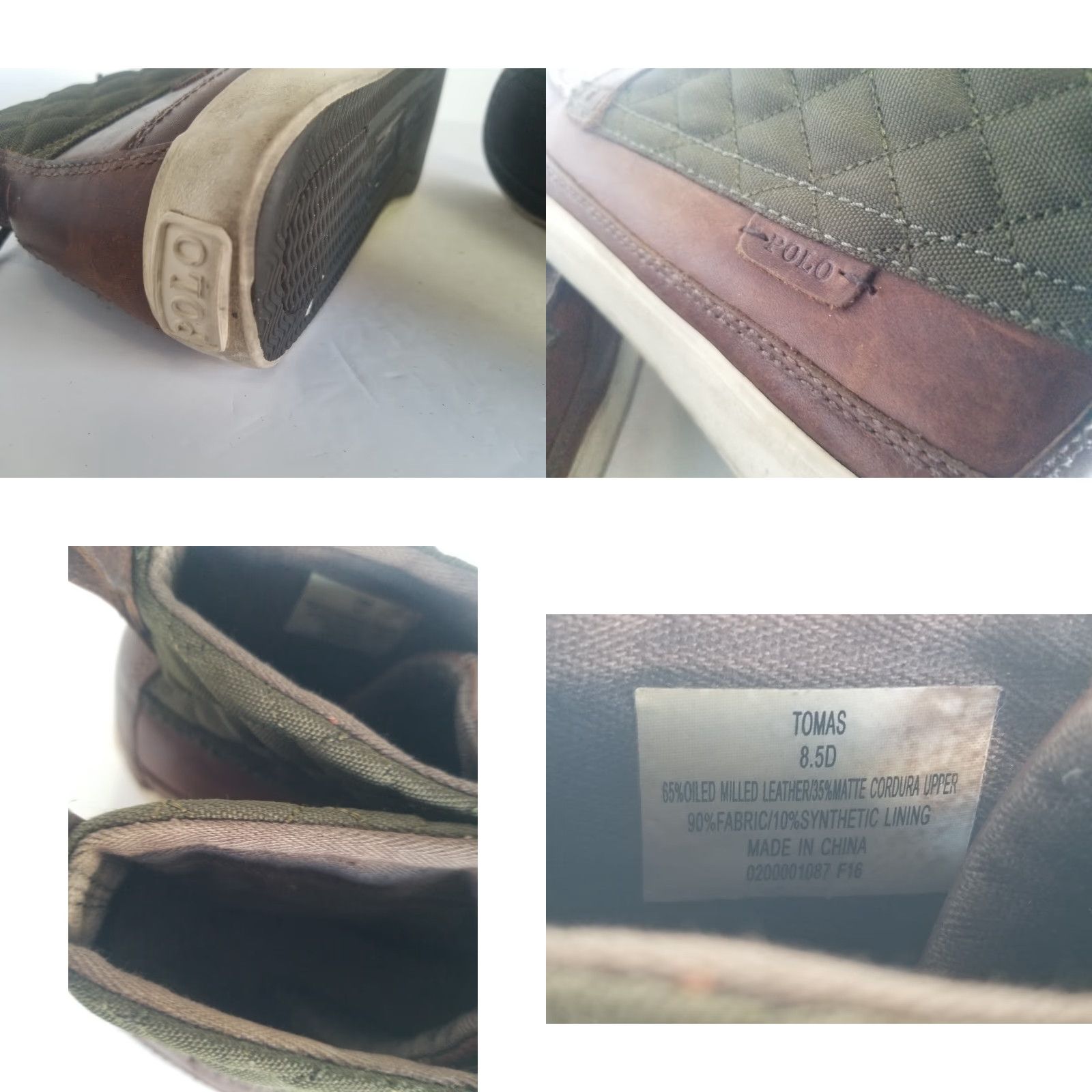 Polo Ralph Lauren Polo Ralph Lauren Tomas Leather Deck Shoes Chukkas Brown Mens 8.5 D Boat Shoe Casual Leather Lining Insole Outsole Vintage No Size US M / EU 48-50 / 2 - 9 Thumbnail