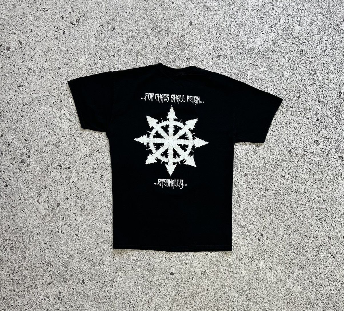 Band Tees × Vintage Vintage Chaosmonger For Chaos Shall Reign Rock Band T-Shirt Size US L / EU 52-54 / 3 - 3 Thumbnail