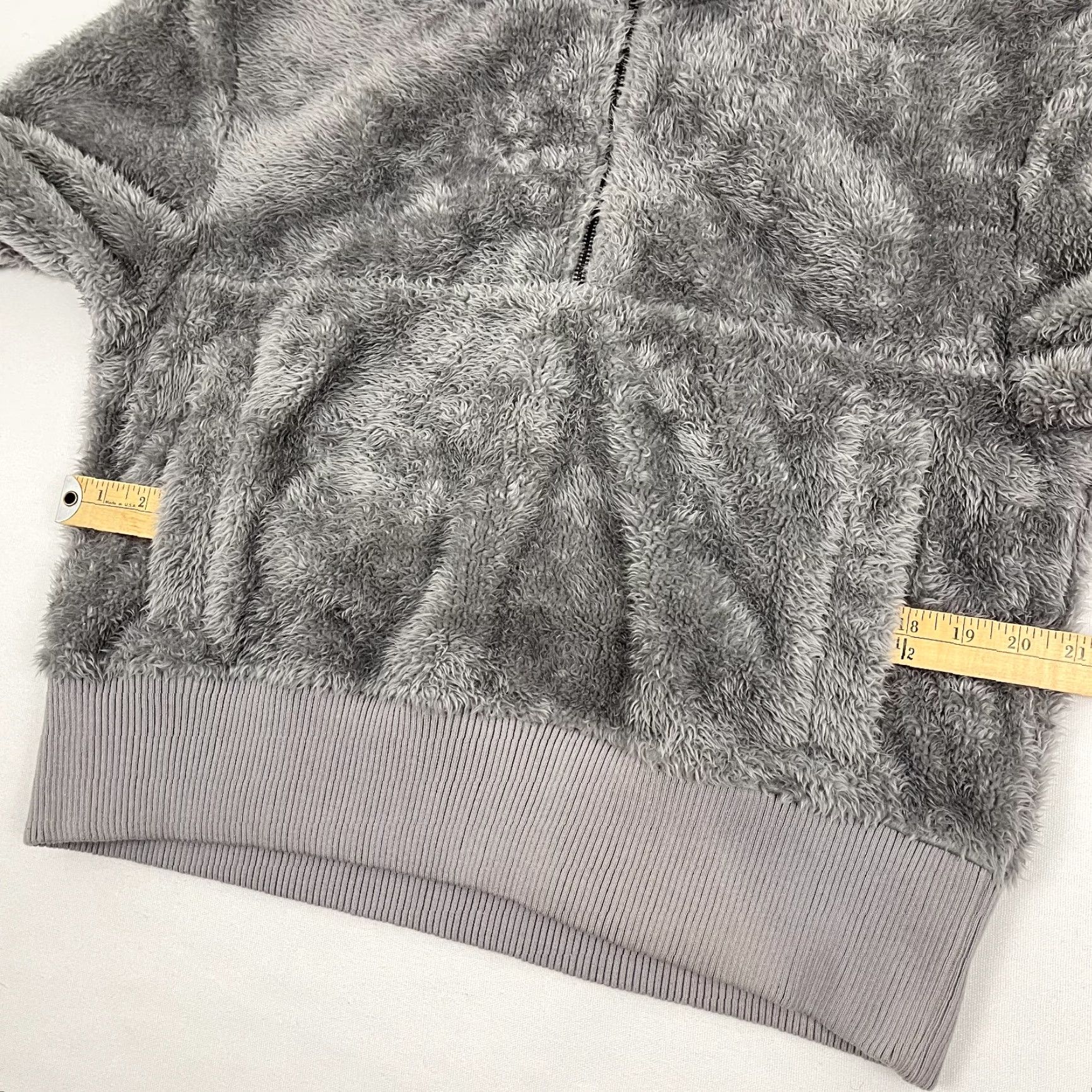 Varley Varley Duray Sherpa Pullover Womens Medium Gray Fleece Cozy Lounge Faux Sherling Size M / US 6-8 / IT 42-44 - 5 Thumbnail