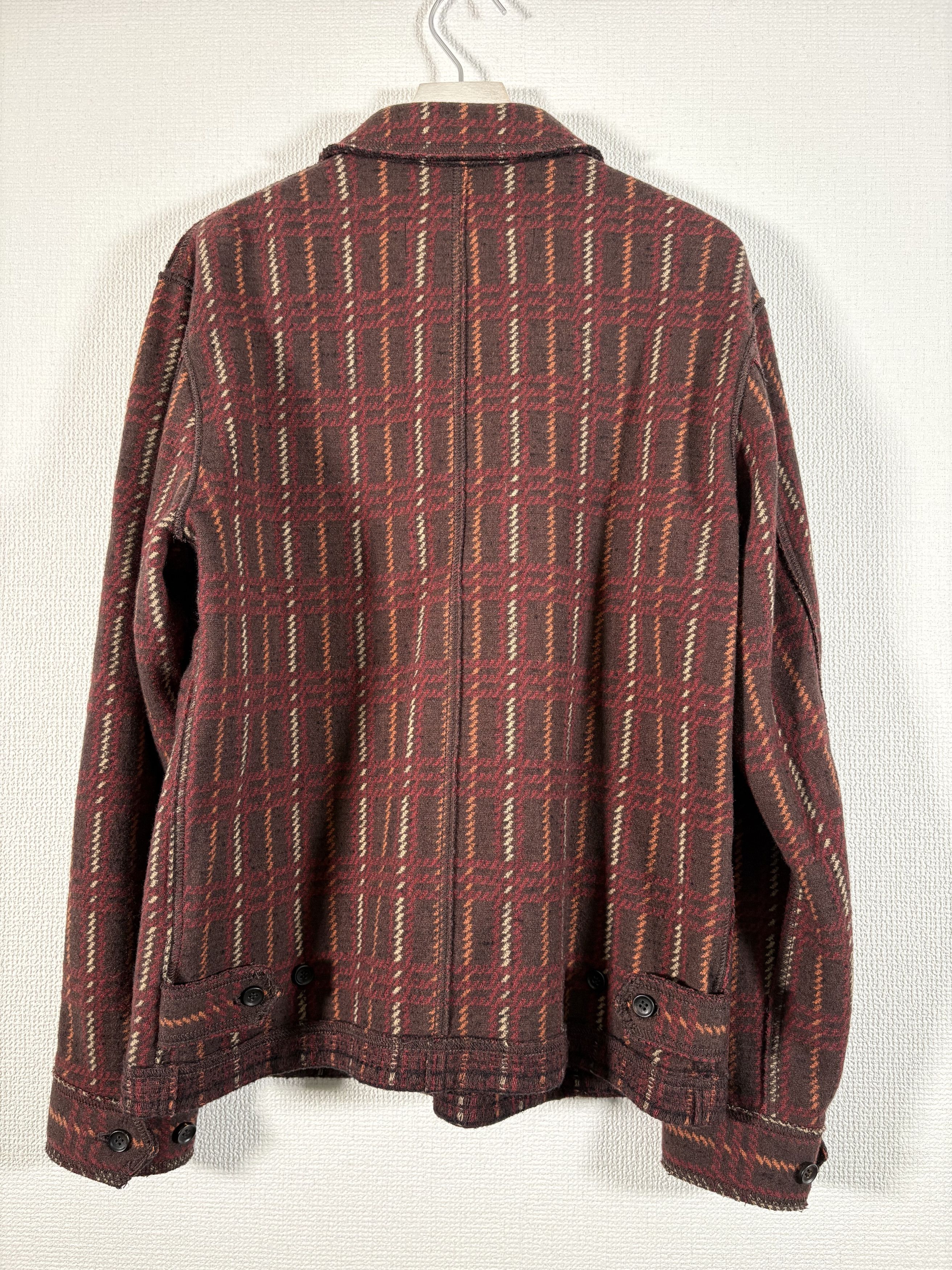 Comme des Garcons AD2004 Comme des Garçons Homme Wool Zipper Jacket Size US S / EU 44-46 / 1 - 4 Thumbnail
