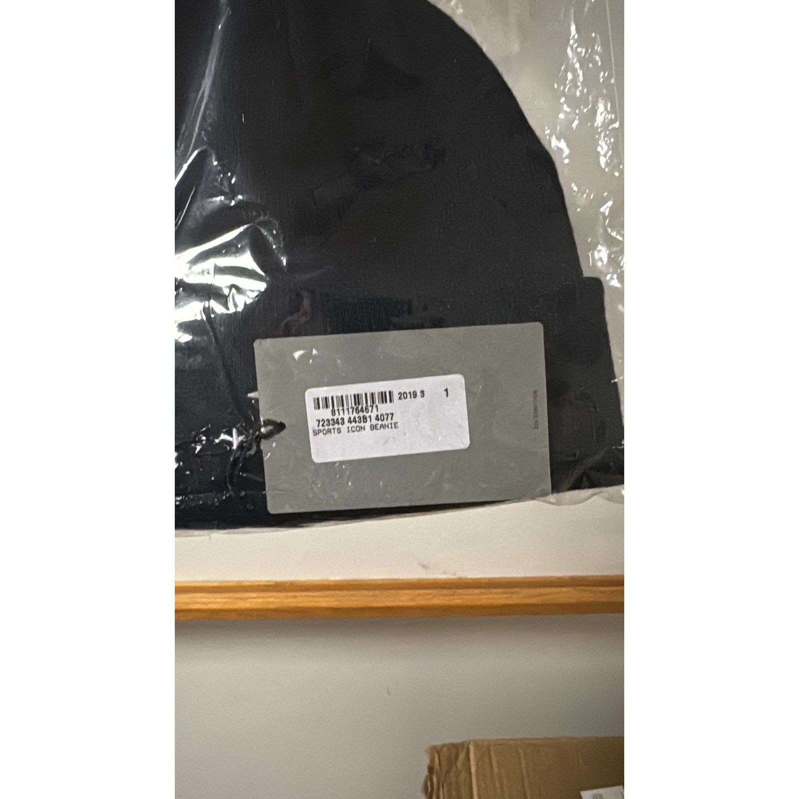 Balenciaga o1rshd1 Q:6 / Size: 1 / Sports Icon Beanie Hat / Cap in Navy Size ONE SIZE - 12 Thumbnail