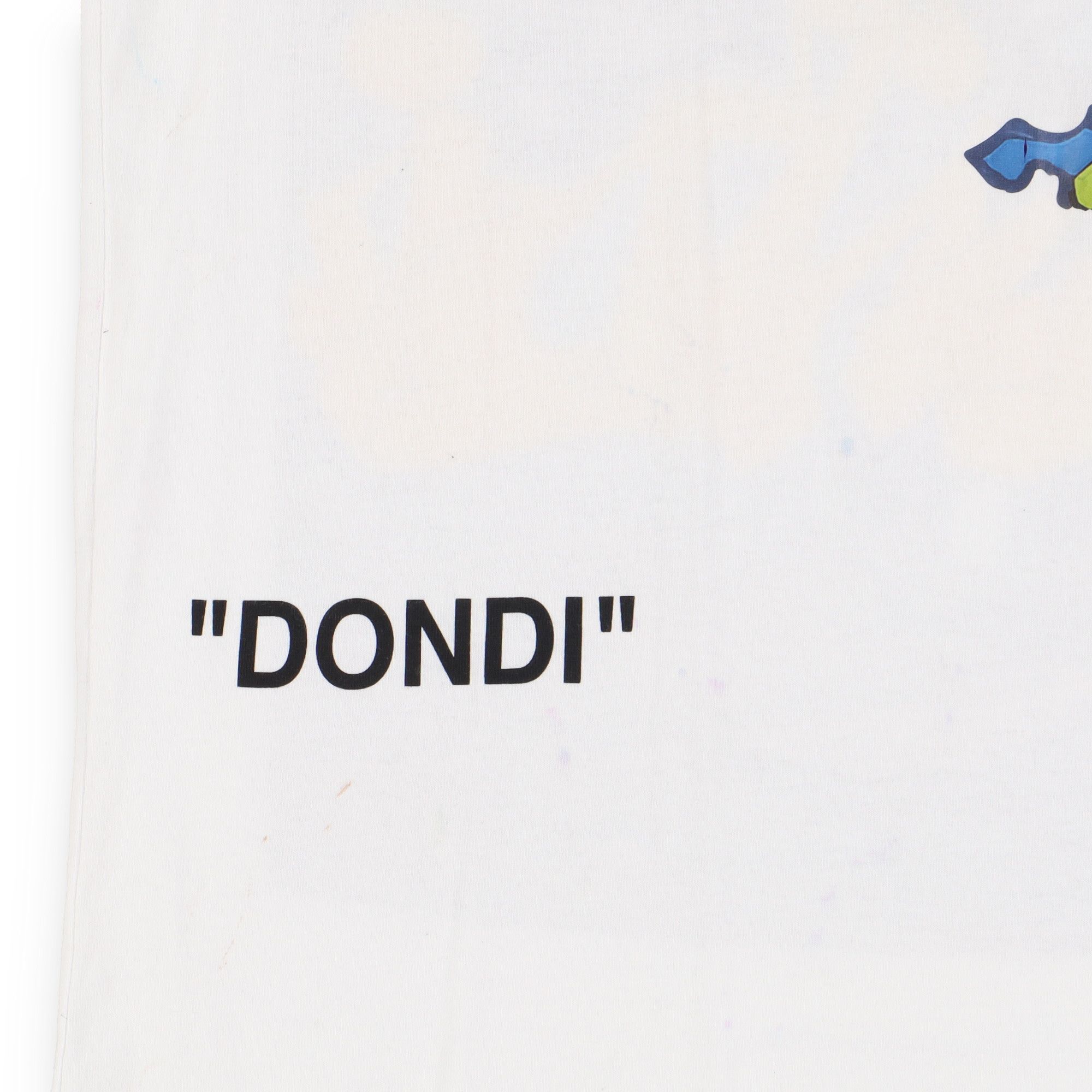Off-White White Dondi Demon Graffiti Logo T-Shirt Size M / US 6-8 / IT 42-44 - 7 Thumbnail