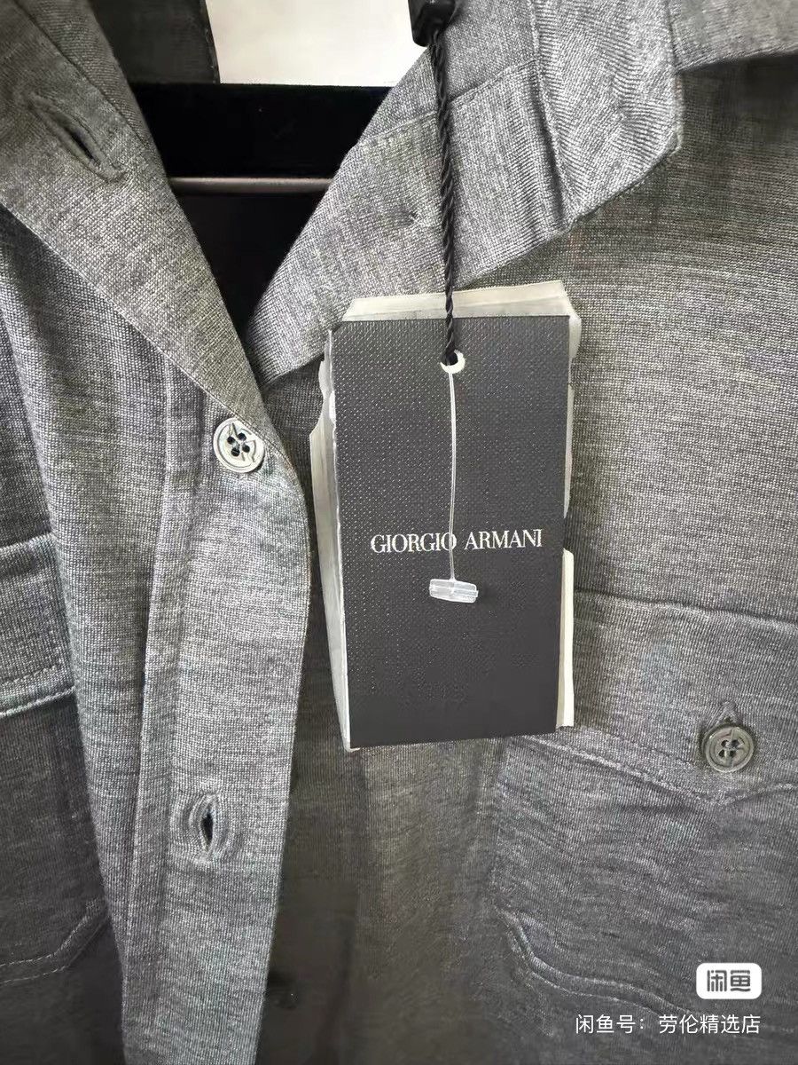 Giorgio Armani Giorgio Armani silk polo shirt Size US S / EU 44-46 / 1 - 2 Thumbnail