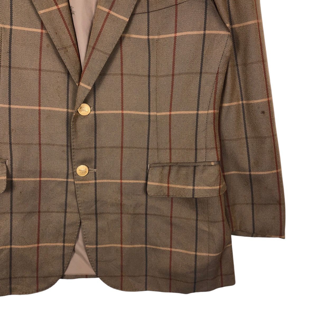 Burberry Vintage Burberrys Double Breasts Jackets Coat Tartan Design Size US M / EU 48-50 / 2 - 5 Thumbnail