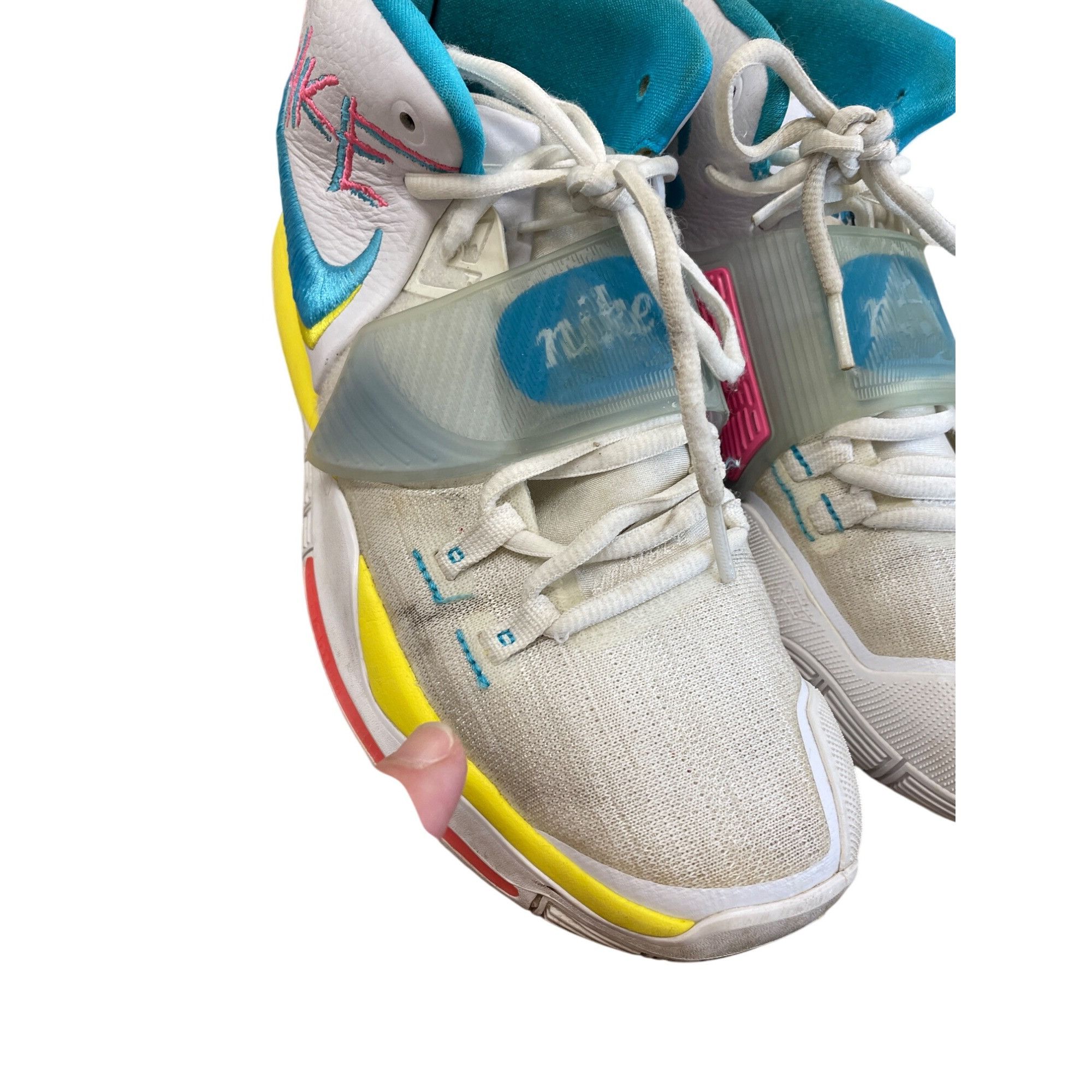 Nike Nike Kyrie 6 Multicolor Athletic Basketball Shoes Sneaker si Size US 10.5 / EU 43-44 - 9 Thumbnail