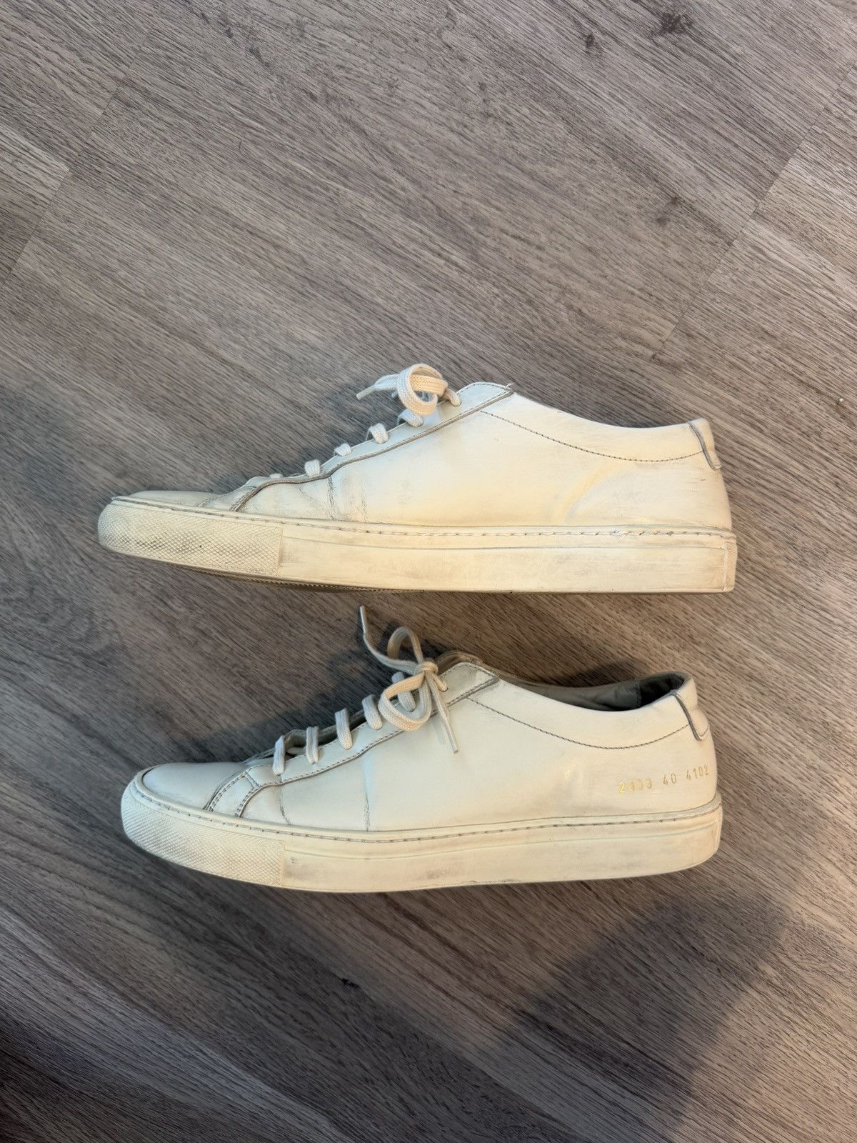 Common Projects Common Projects Achilles Low Cream 40 Size US 7 / EU 40 - 3 Thumbnail