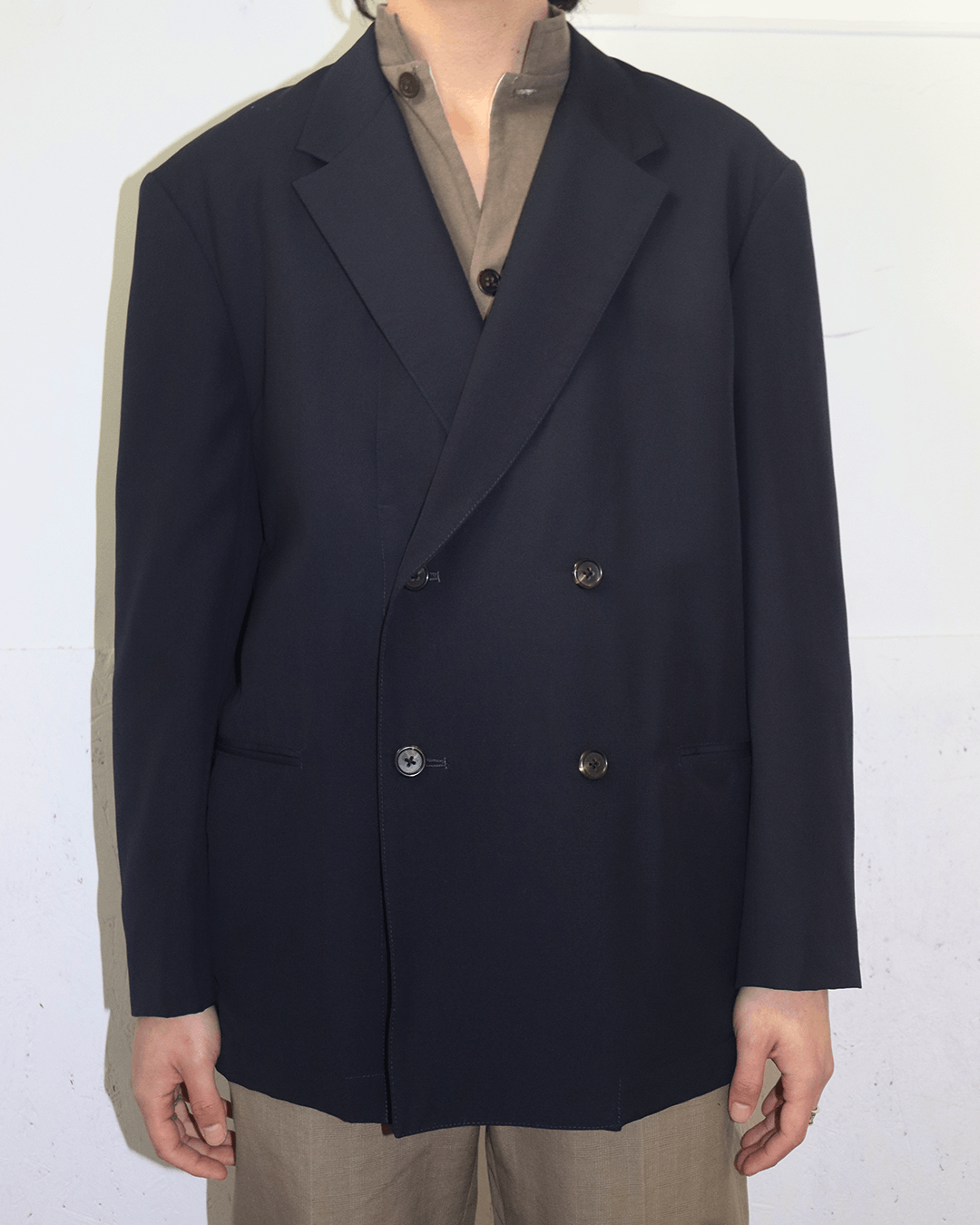 Y's for Men Y's for men Double Breasted Blazer Size 46L - 3 Thumbnail